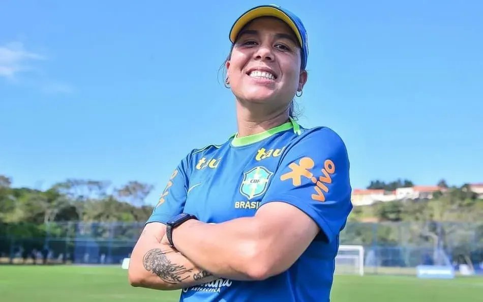 Camilla Orlando, técnica do Sub-20. Foto: Divulgação/CBF