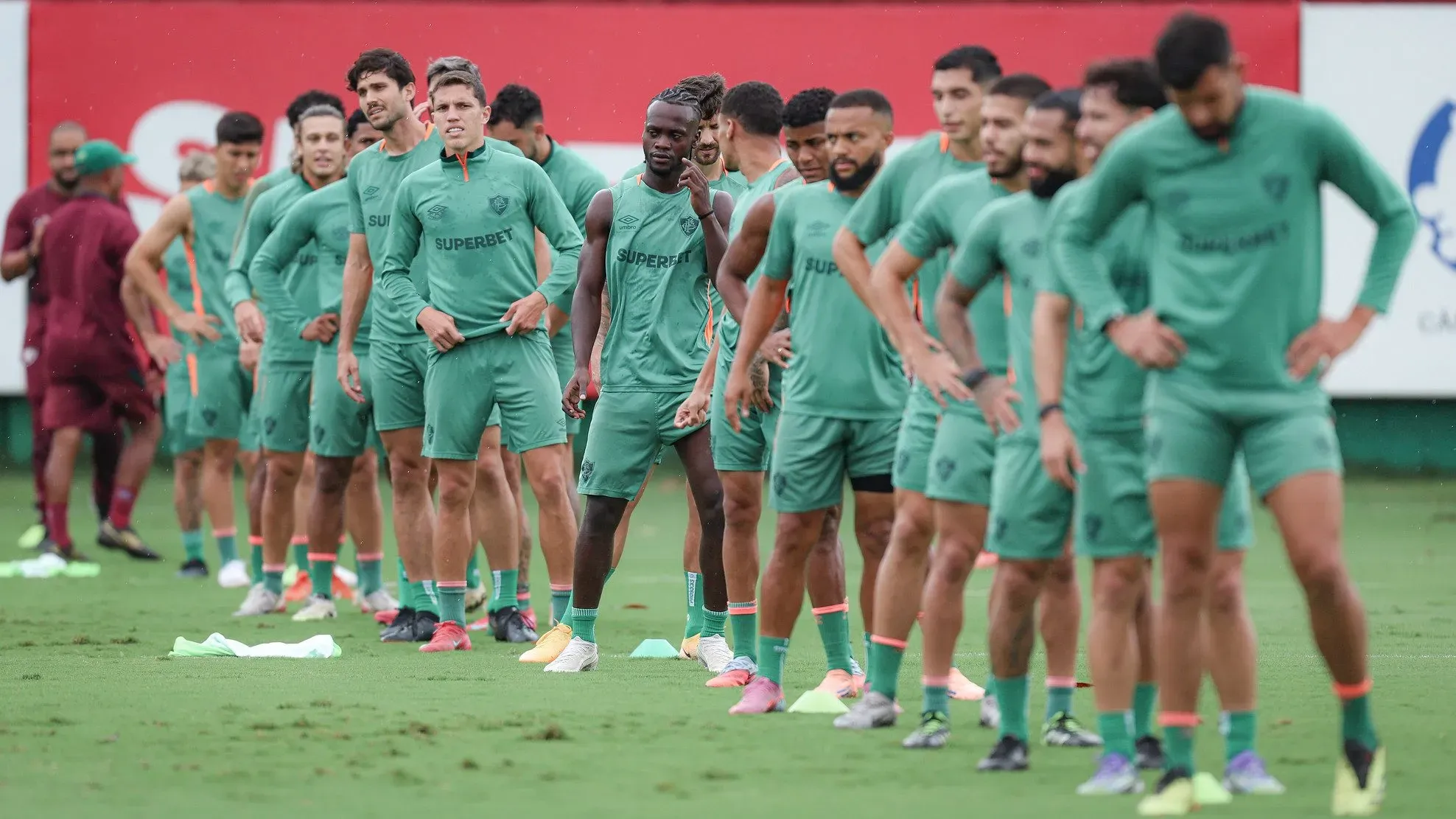 Elenco do Nense se prepara no CT Carlos Castilho