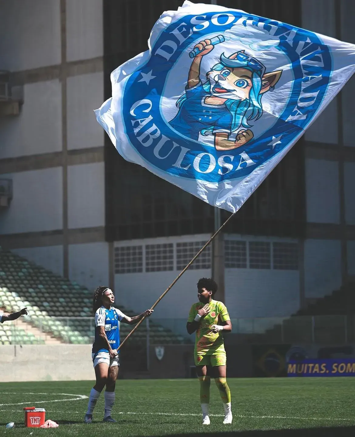 Byanca Brasil, atleta do Cruzeiro. Foto: Gustavo Martins/Cruzeiro