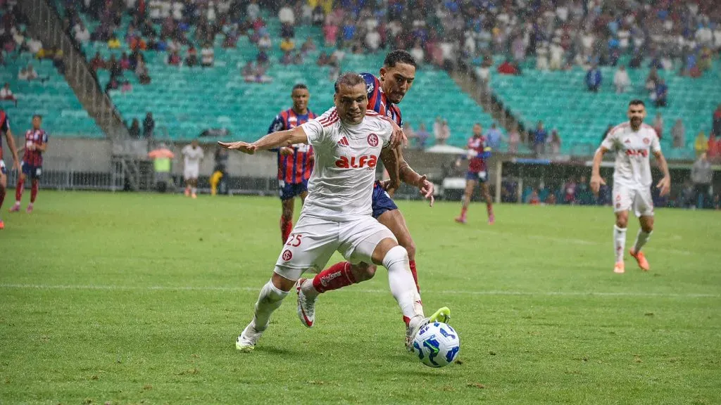 Gabriel Mercado durante partida contra o Bahia. Foto: Marcio Jose/AGIF