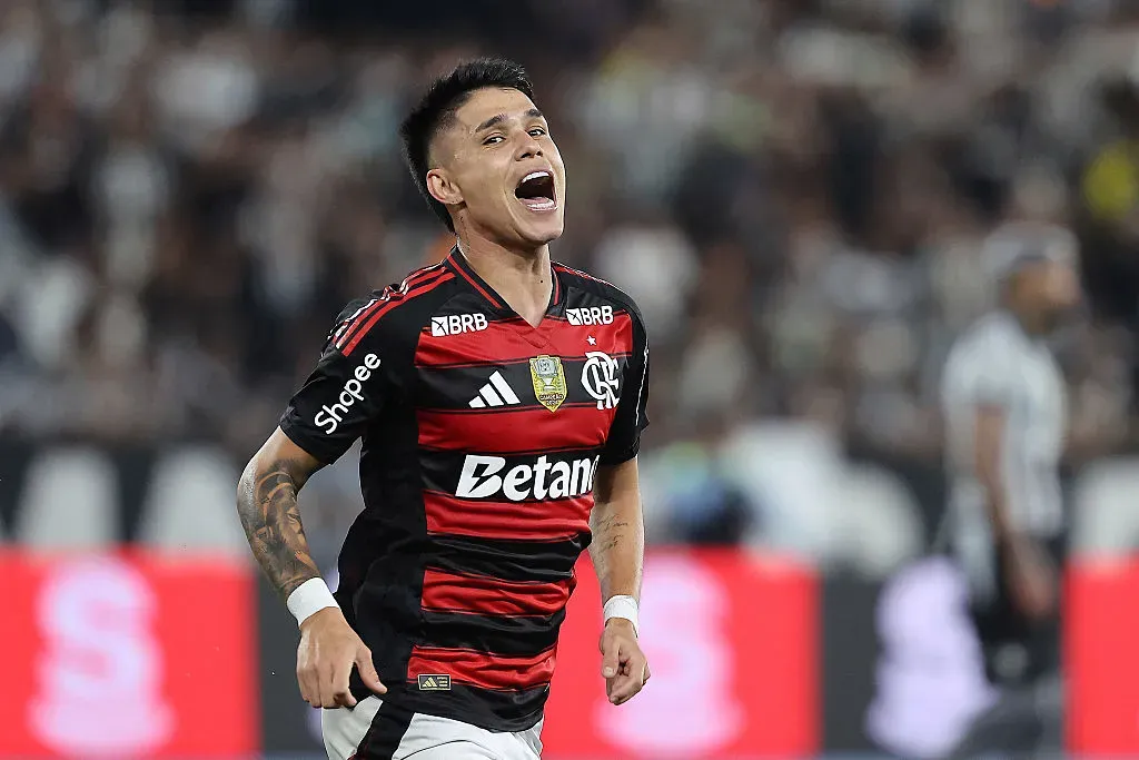 Luiz Araújo vive um bom ano no Flamengo. Foto: Wagner Meier/Getty Images)