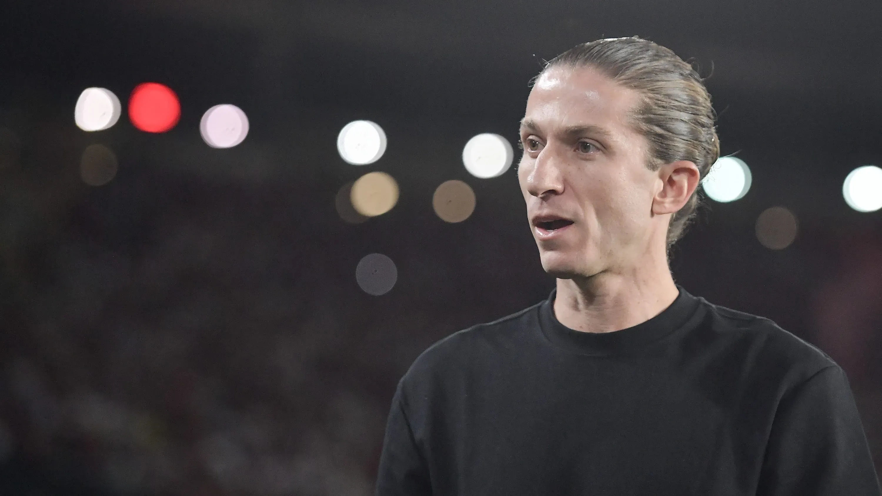 Filipe Luís, técnico do Flamengo. Foto: Thiago Ribeiro/AGIF