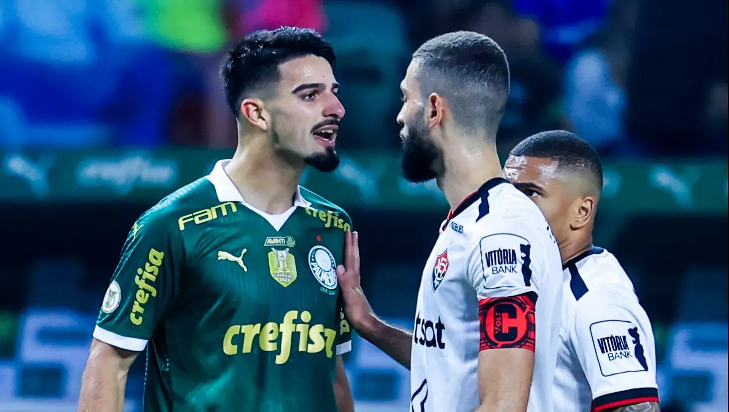 Palmeiras x Vitória pelo Brasileirão de 2024. Foto: Marcello Zambrana/AGIF