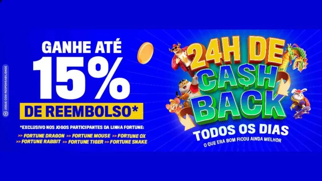 Captura de tela com as informações mais relevantes da promoção 24 horas de Cash Back.