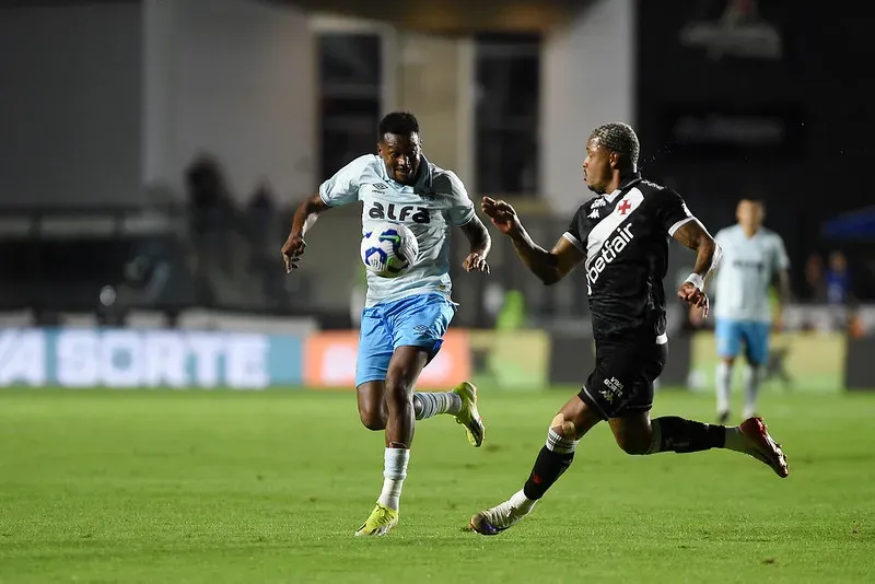 No 1º turno, Grêmio e Vasco empataram em 1 a 1, em São Januário. Foto: Alexandre Durão/Grêmio FBPA