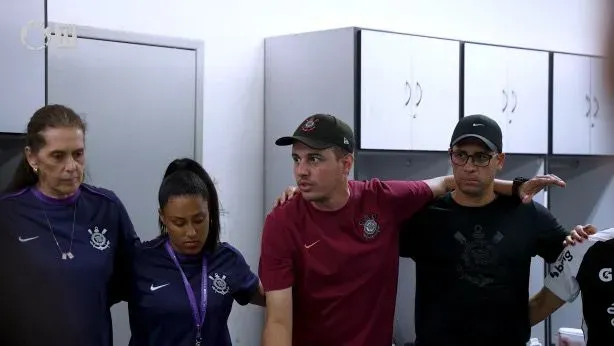 Bastidores das Brabas no Paulistão. Foto: Reprodução/Corinthians TV