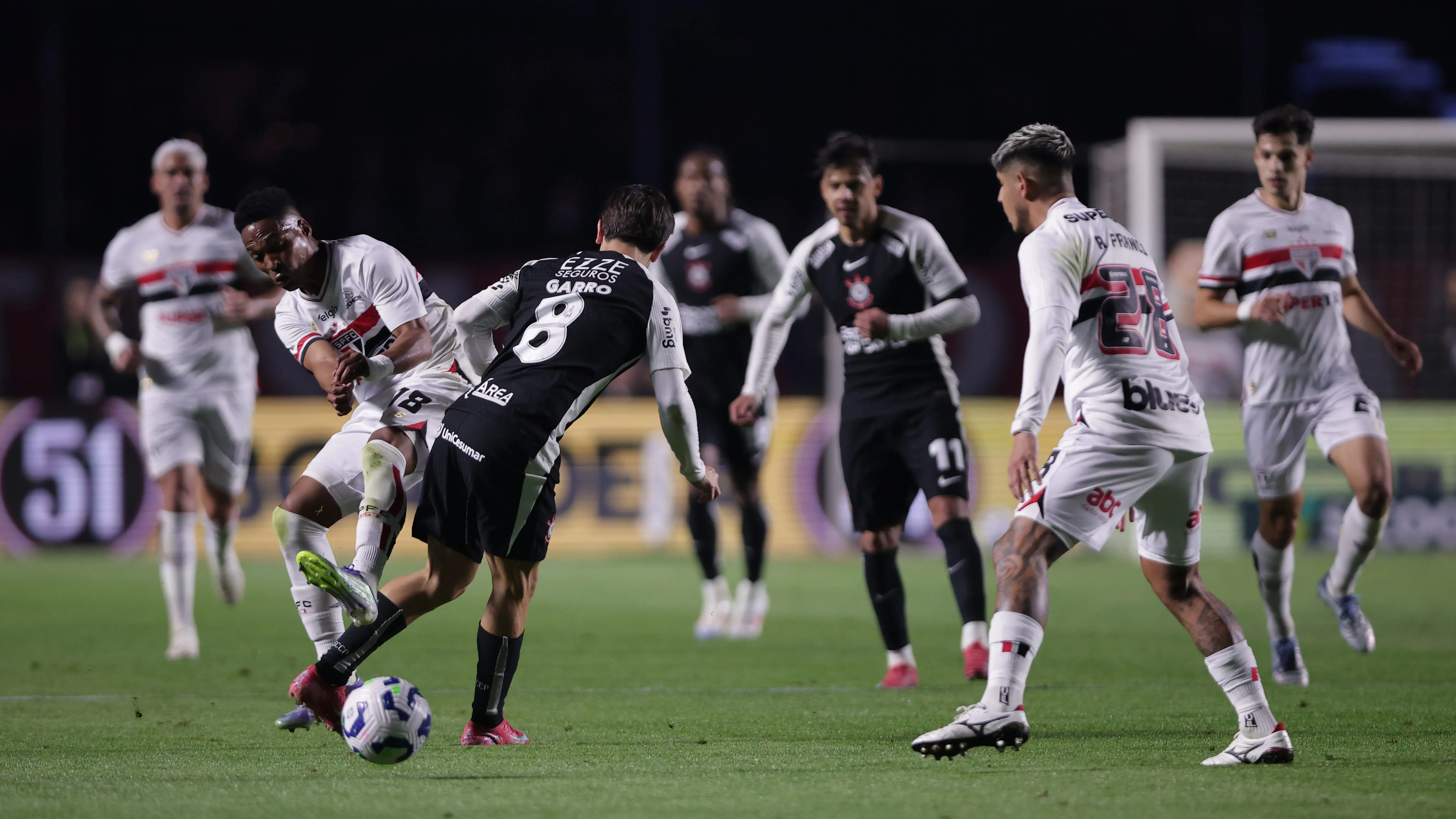 Último clássico terminou 2 a 0 para o SPFC. Foto: Ettore Chiereguini/AGIF