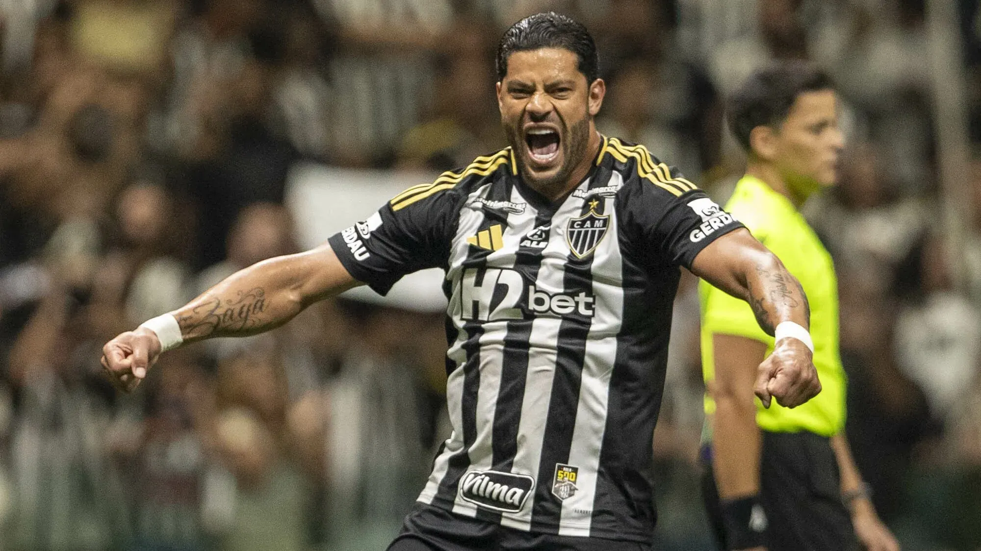 Taffarel é fã declarado de Hulk e elencou trunfos no perfil do camisa 7 – Foto: Fernando Moreno/AGIF