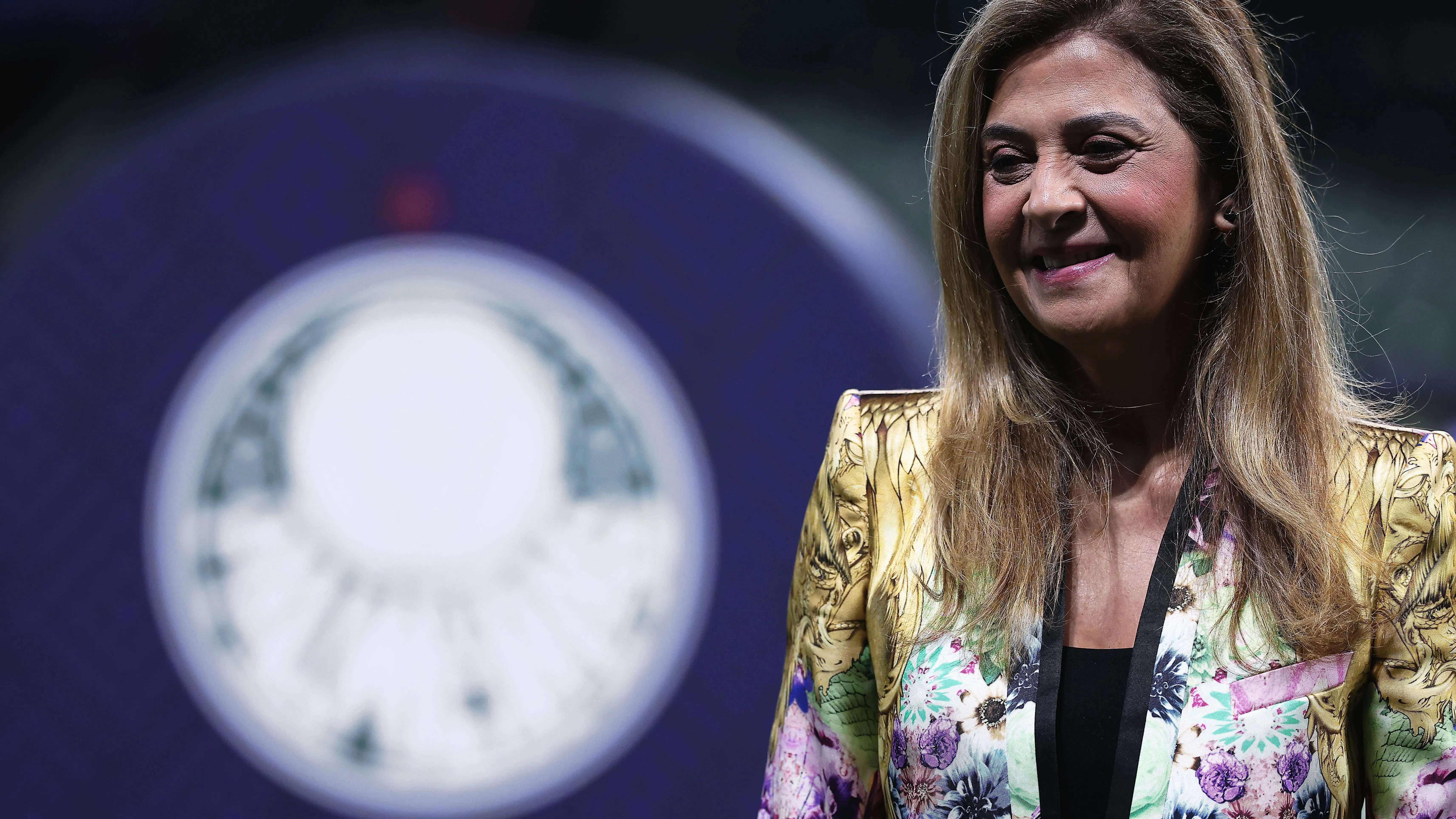 SP – SAO PAULO – 19/11/2025 – BRASILEIRO A 2025, PALMEIRAS X VITORIA – leila pereira presidente do Palmeiras durante partida contra o Vitoria no estadio Arena Allianz Parque pelo campeonato Brasileiro A 2025. Foto: Ettore Chiereguini/AGIF