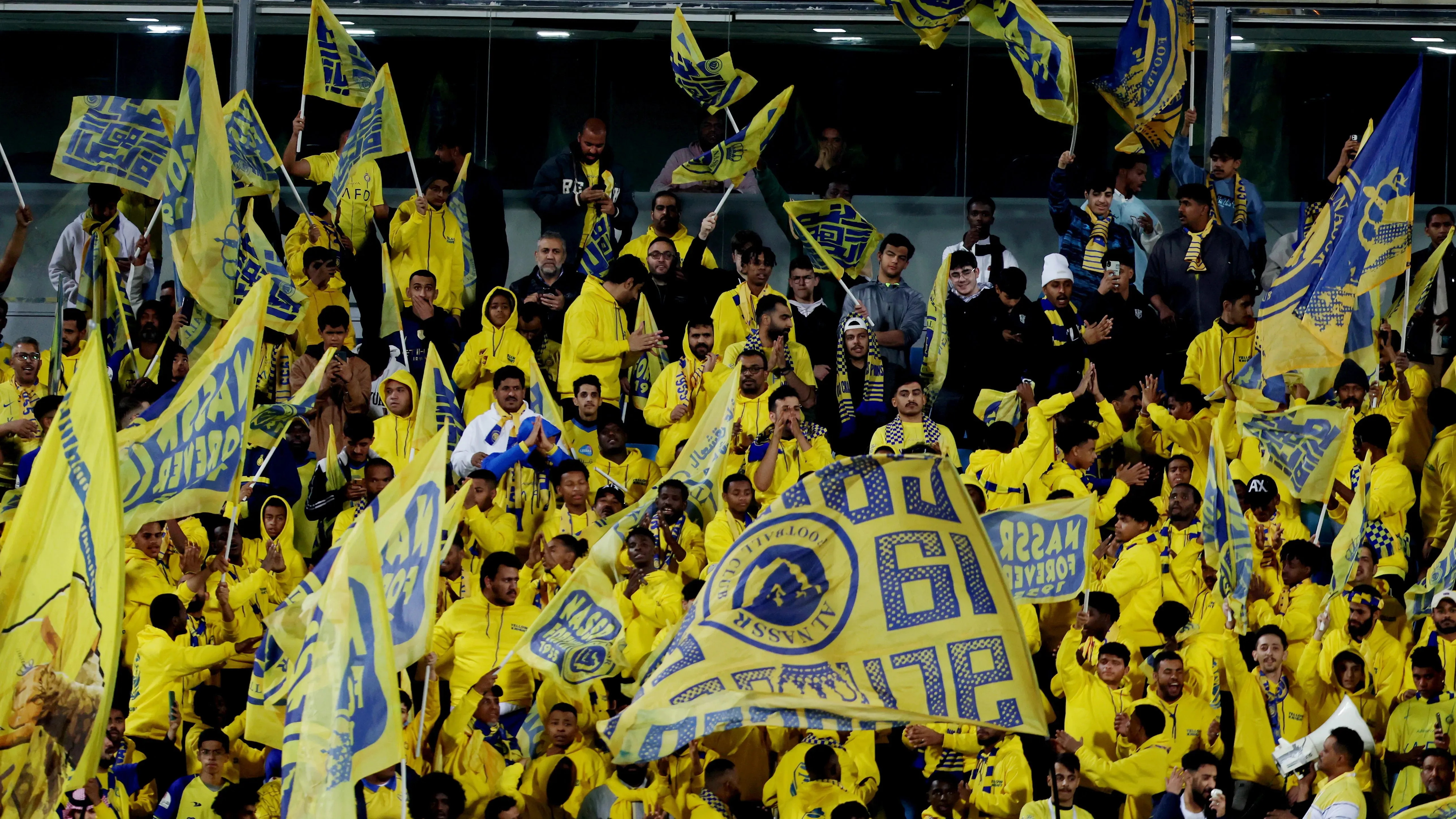 Torcida do Al Nassr- Foto: Yasser Bakhsh/Getty Images