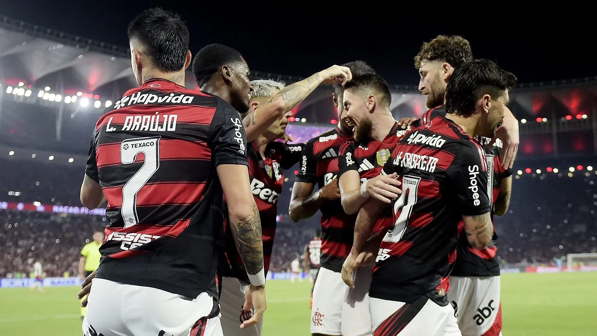 Jogadores do Flamengo