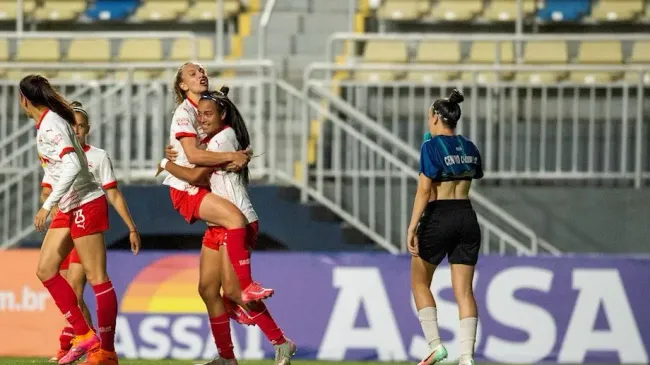 Jogadoras do time feminino do Red Bull Bragantino