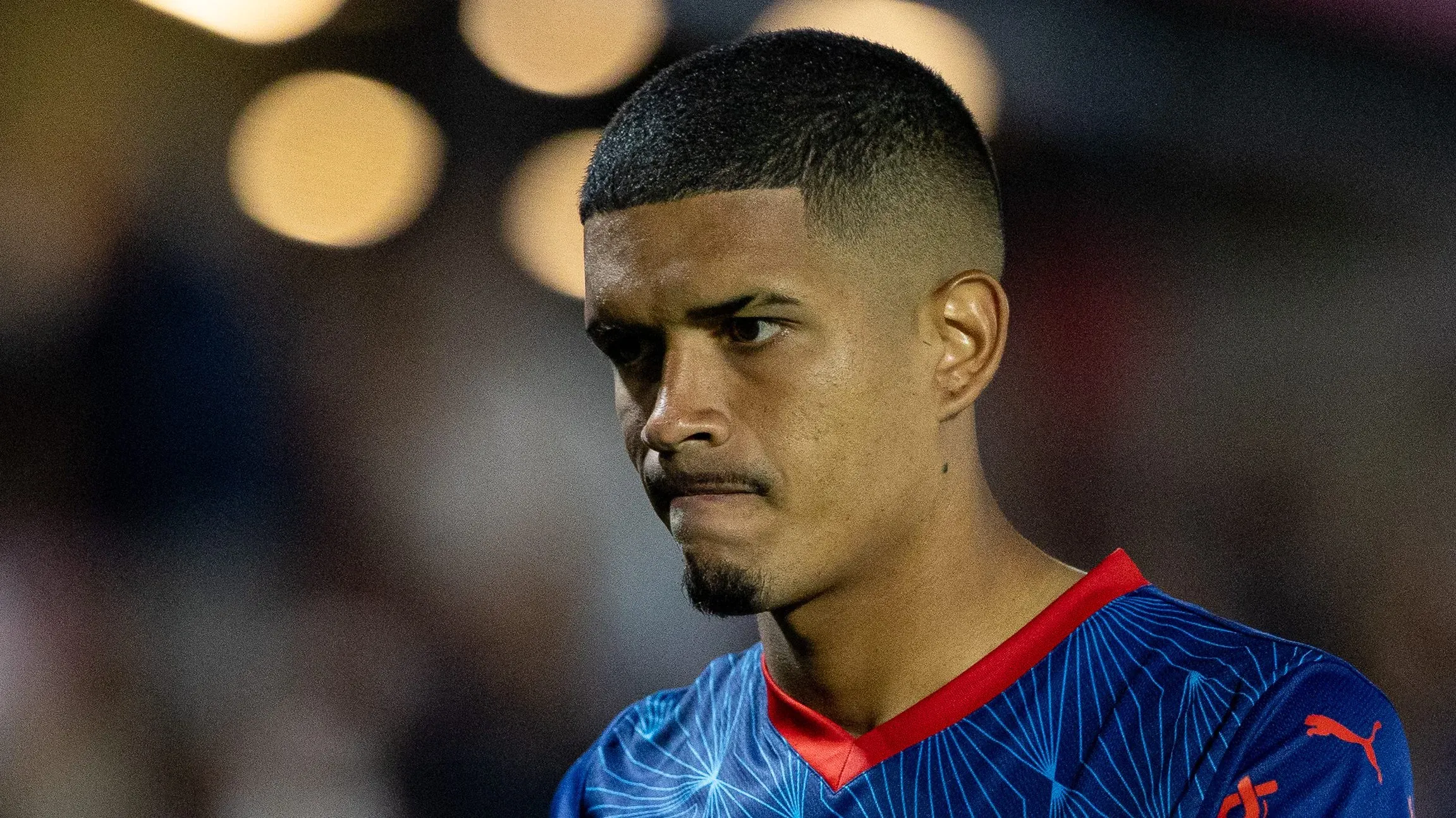 Lucas Barbosa no Bragantino. Foto: Joisel Amaral/AGIF