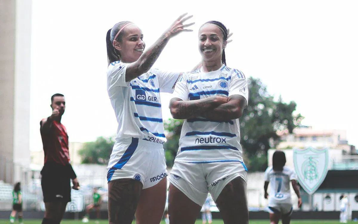 Byanca Brasil durante o Campeonato Mineiro. Foto: Gustavo Martins/Cruzeiro