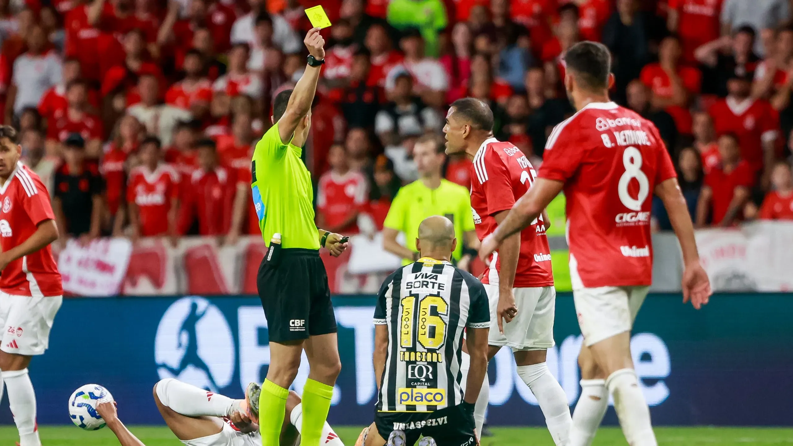 Internacional X Santos. Foto: Luiz Erbes/AGIF