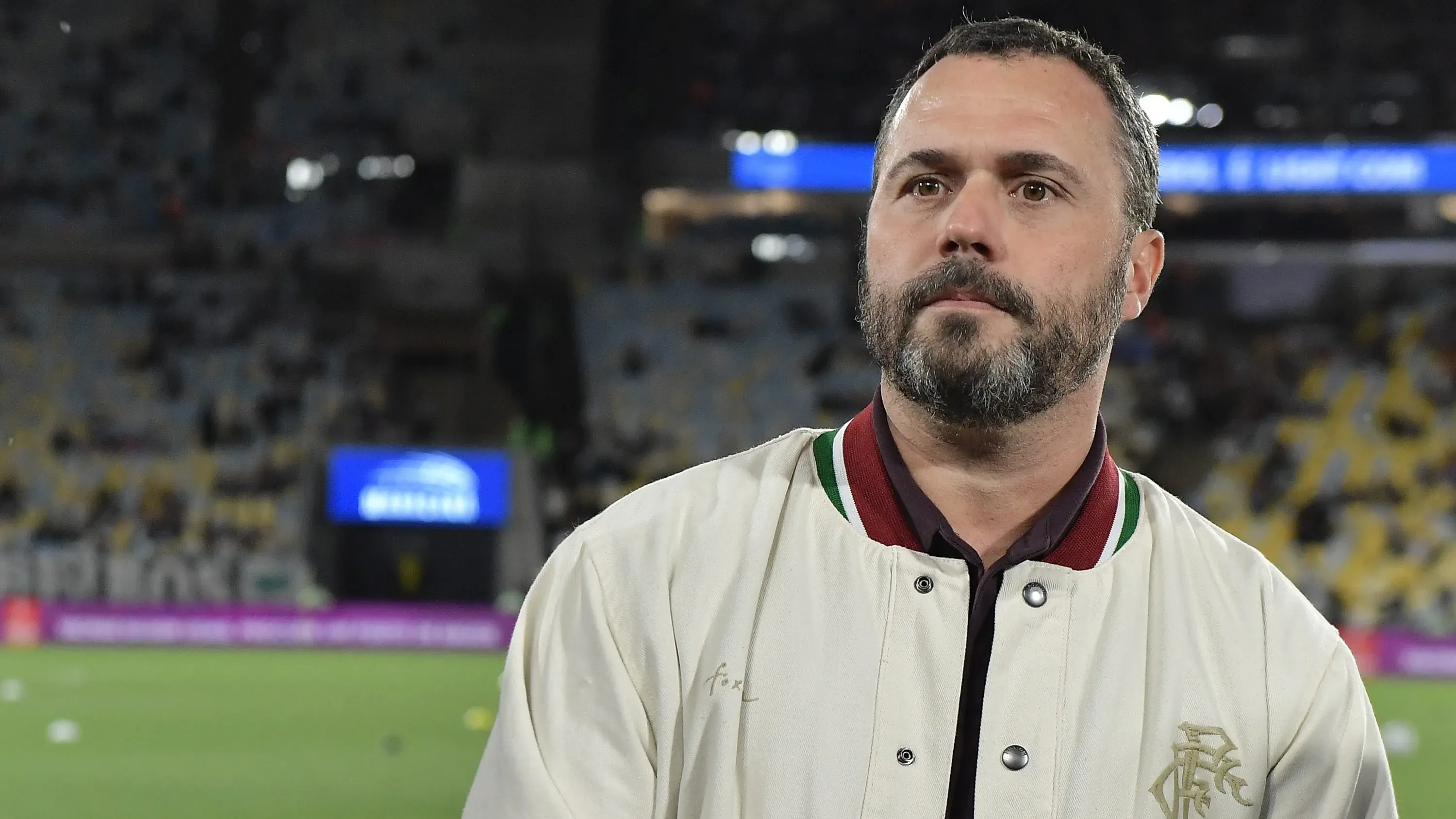 RJ – RIO DE JANEIRO – 20/10/2025 – BRASILEIRO A 2025, VASCO X FLUMINENSE – Mario Bittencourt presidente do Fluminense durante partida contra o Vasco no estadio Maracana pelo campeonato Brasileiro A 2025. Foto: Thiago Ribeiro/AGIF