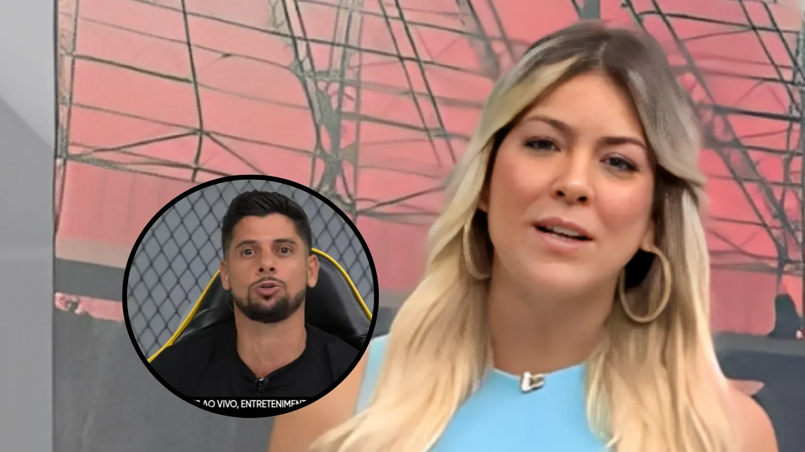 Foto: Reprodução/YouTube Jogo Aberto – Apresentadora discorda de Cicinho e vê Palmeiras vivo na briga pelo título.