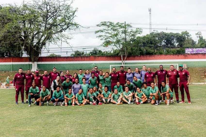 Equipe tricolor. Foto: Marina Garcia/Fluminense