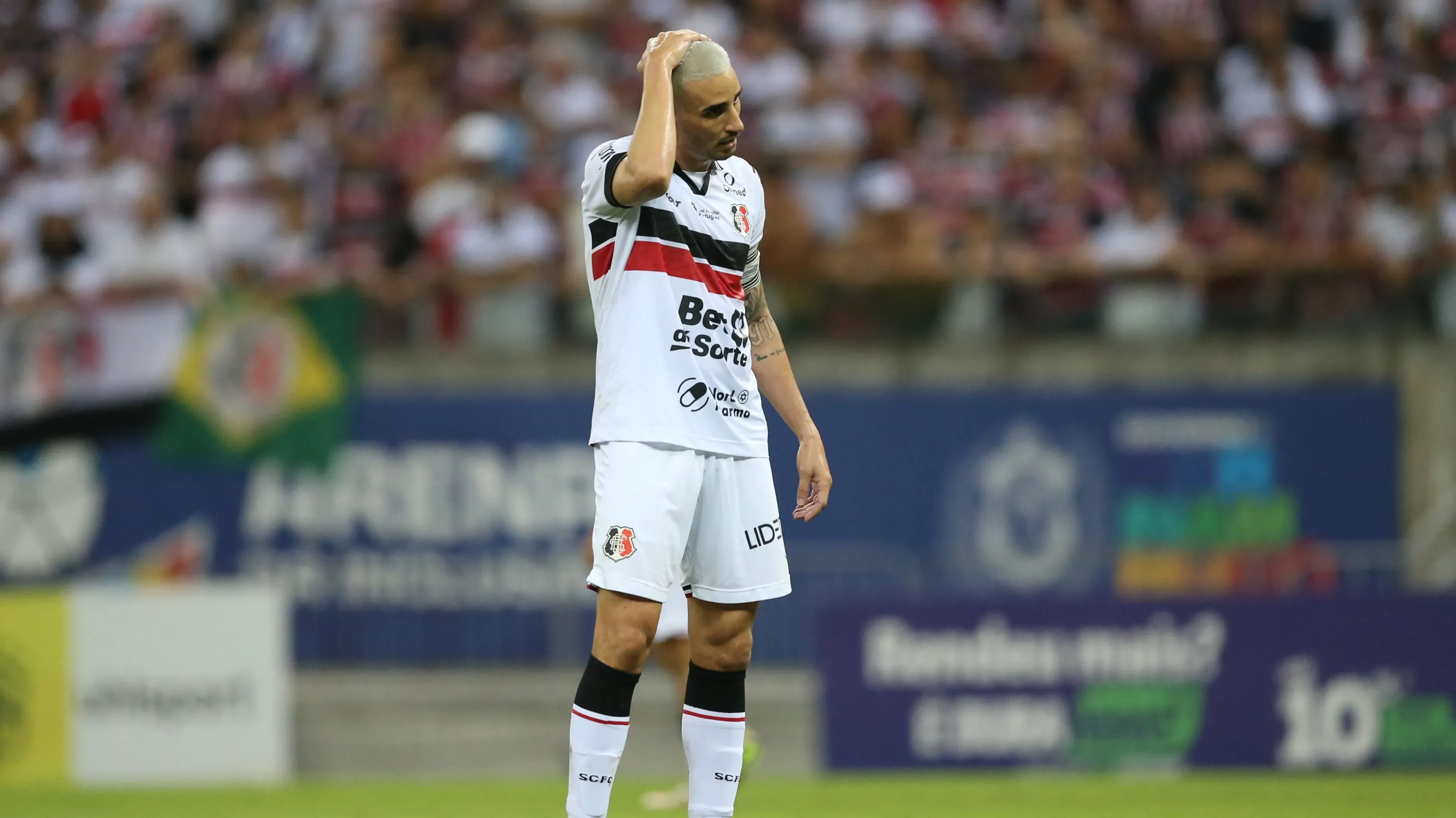 Thiago Galhardo está de saída do Santa Cruz – Foto: Marlon Costa/AGIF