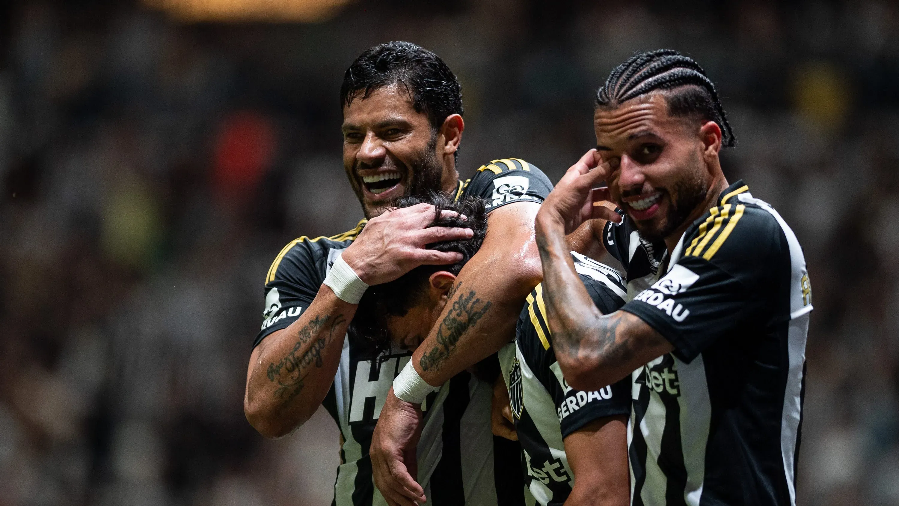 MG – BELO HORIZONTE – 05/11/2025 – BRASILEIRO A 2025, ATLETICO-MG X BAHIA – Biel jogador do Atletico-MG comemora seu gol durante partida contra o Bahia no estadio Arena MRV pelo campeonato Brasileiro A 2025. Foto: Alessandra Torres/AGIF
