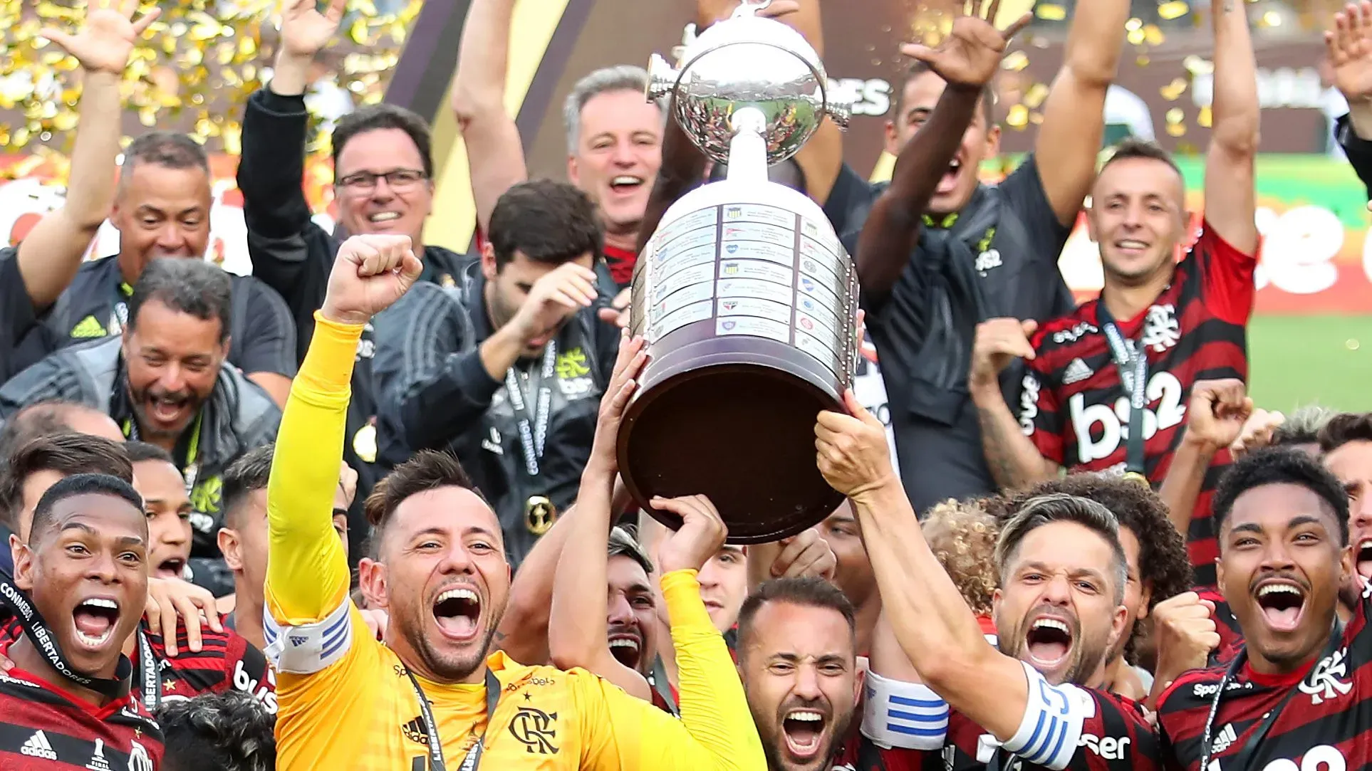 Jogadores do Flamengo