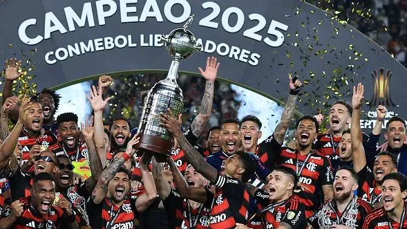 Flamengo tetracampeão da Libertadores. Foto: Buda Mendes/Getty Images