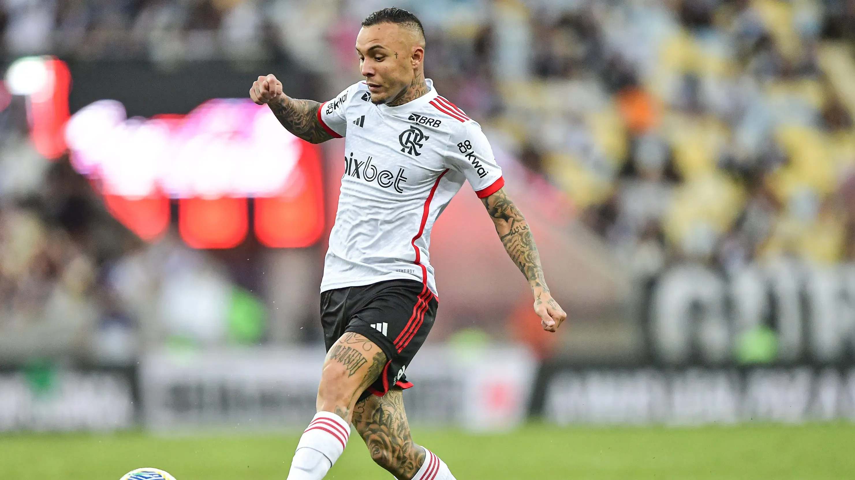 Cebolinha pelo Flamengo. Foto: Thiago Ribeiro/AGIF