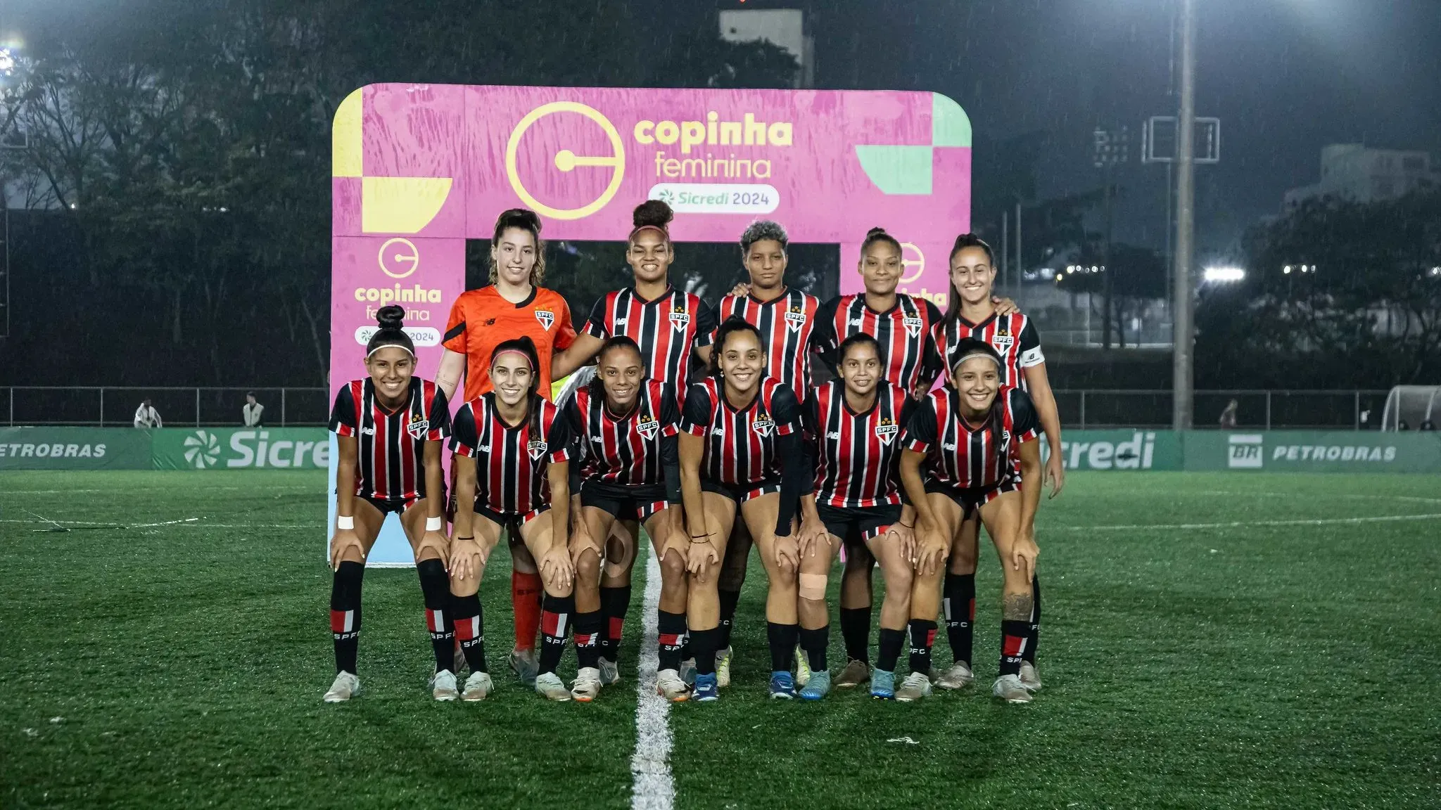Elenco do São Paulo na Copinha Feminina 2024