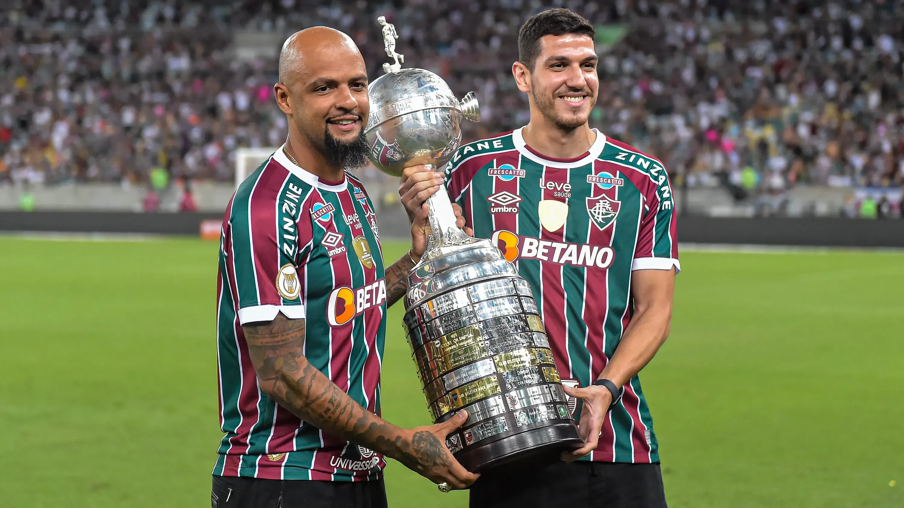 Nino venceu a Libertadores pelo Fluminense - Foto: Thiago Ribeiro/AGIF.