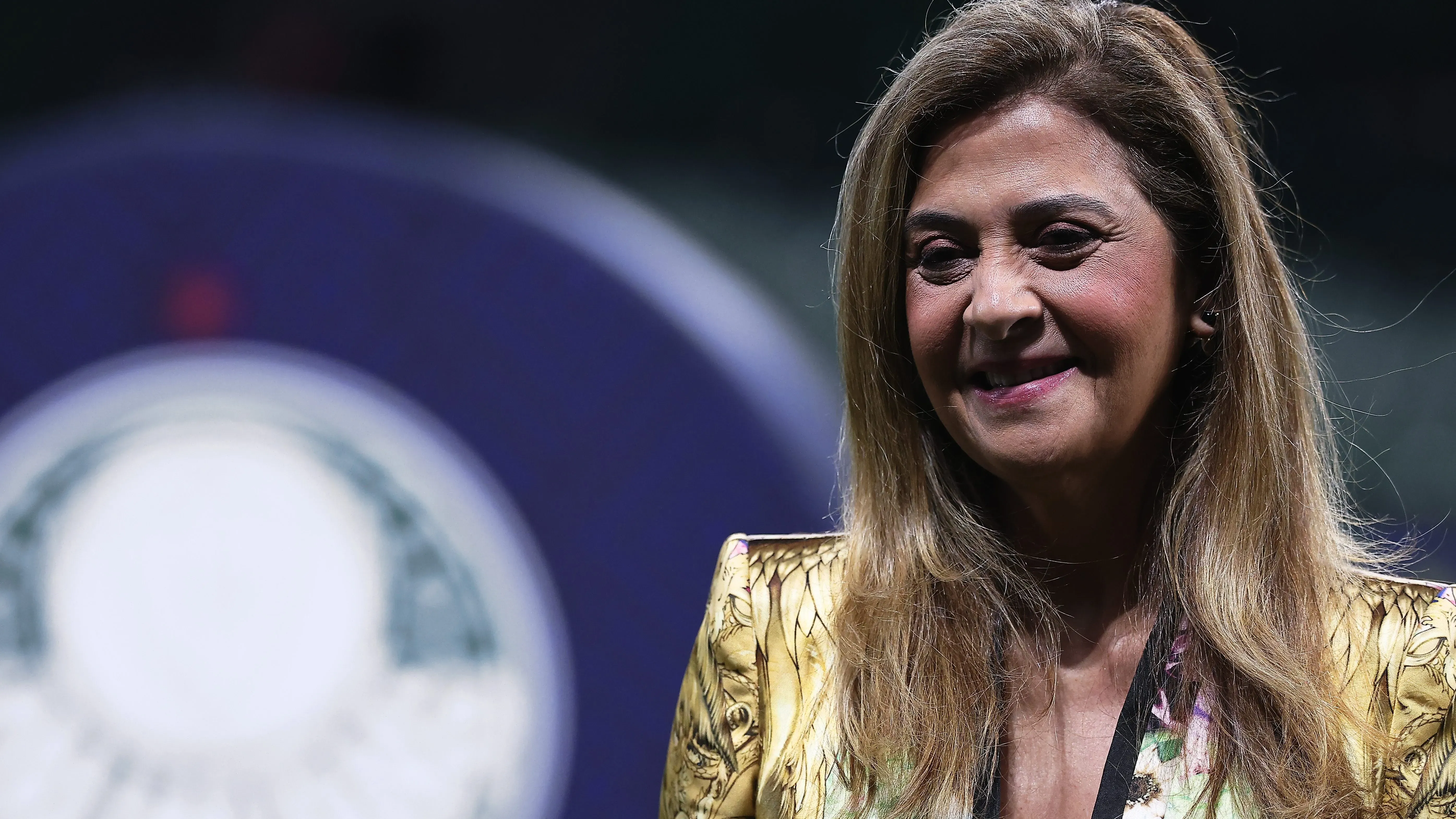 SP – SAO PAULO – 19/11/2025 – BRASILEIRO A 2025, PALMEIRAS X VITORIA – leila pereira presidente do Palmeiras durante partida contra o Vitoria no estadio Arena Allianz Parque pelo campeonato Brasileiro A 2025. Foto: Ettore Chiereguini/AGIF