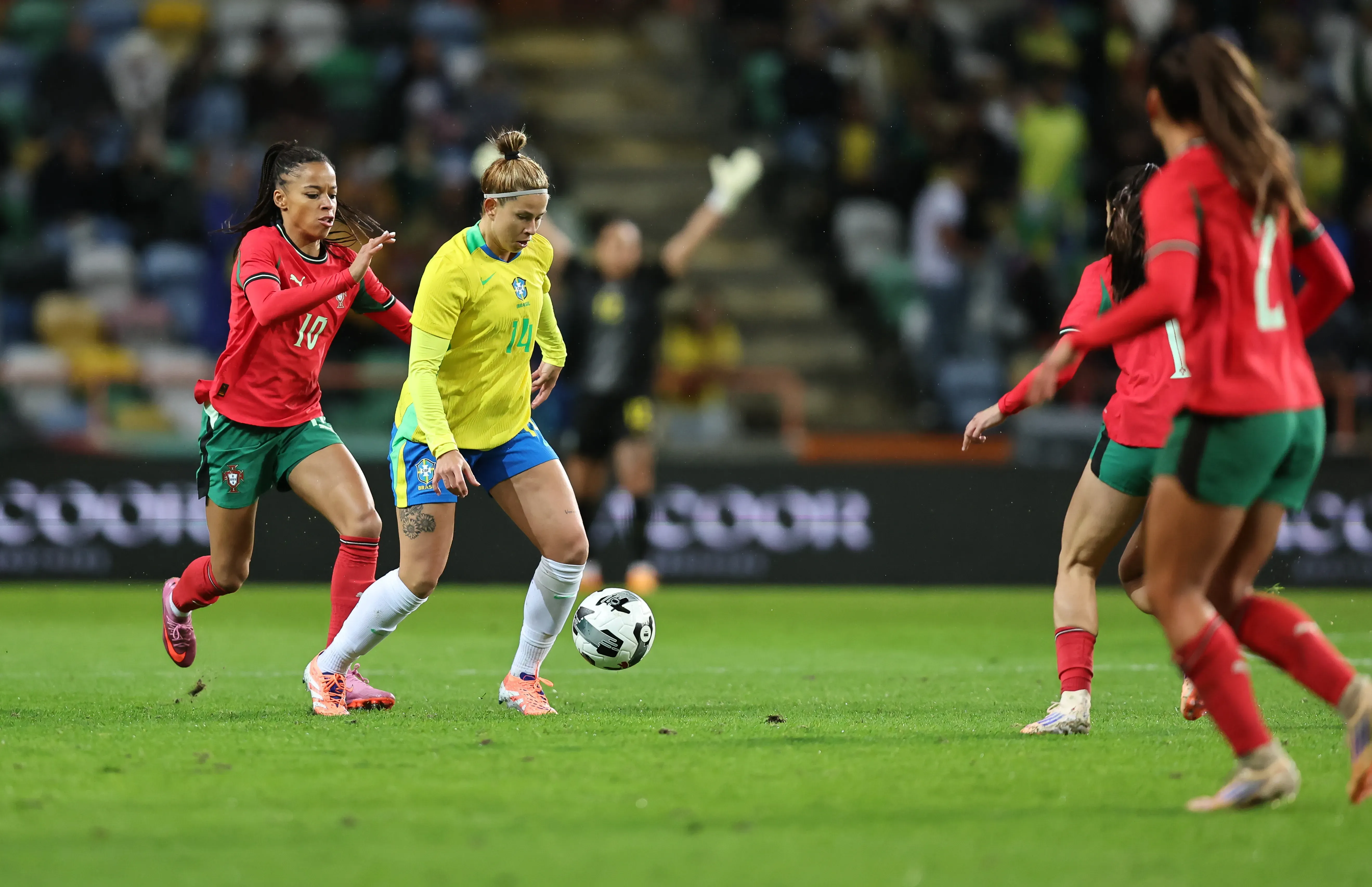 Brasil x Portugal. Foto: Lívia Villas Boas/CBF