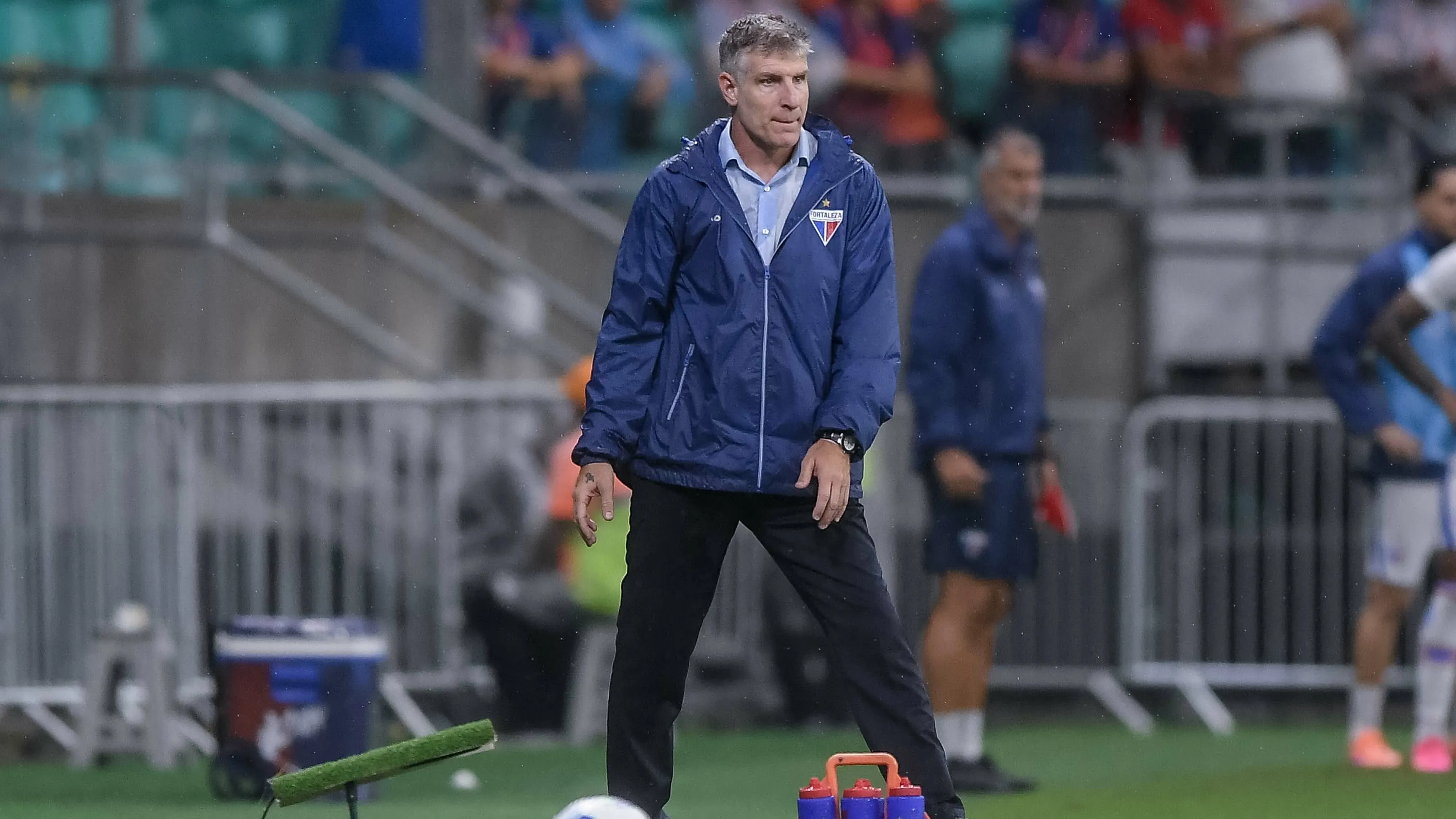 Palermo, técnico do Fortaleza. O argentino assumiu a equipe e o time engrenou – Foto: Jhony Pinho/AGIF