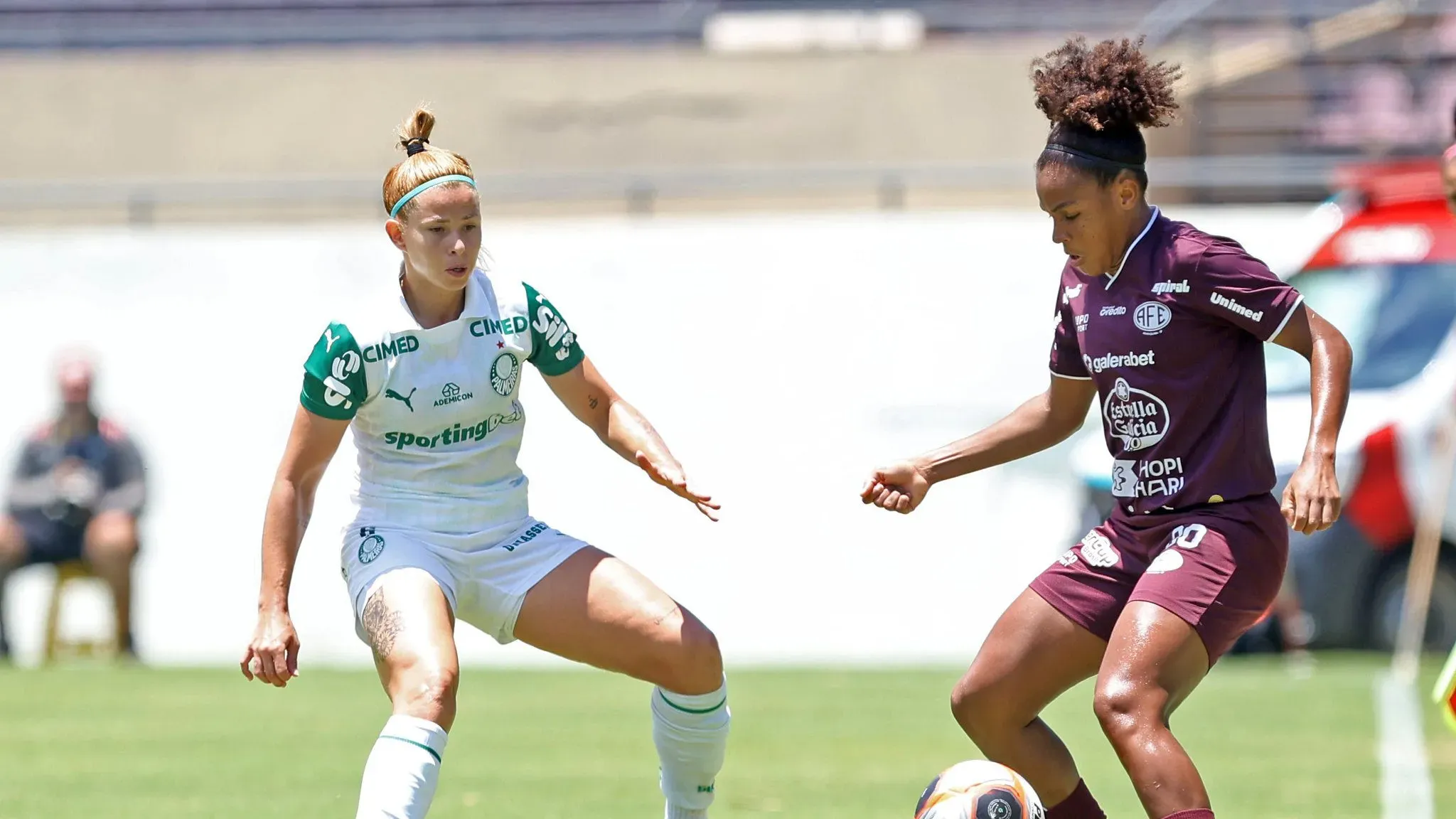 Ferroviária e Palmeiras em jogo de ida da semifinal do Paulista Feminino