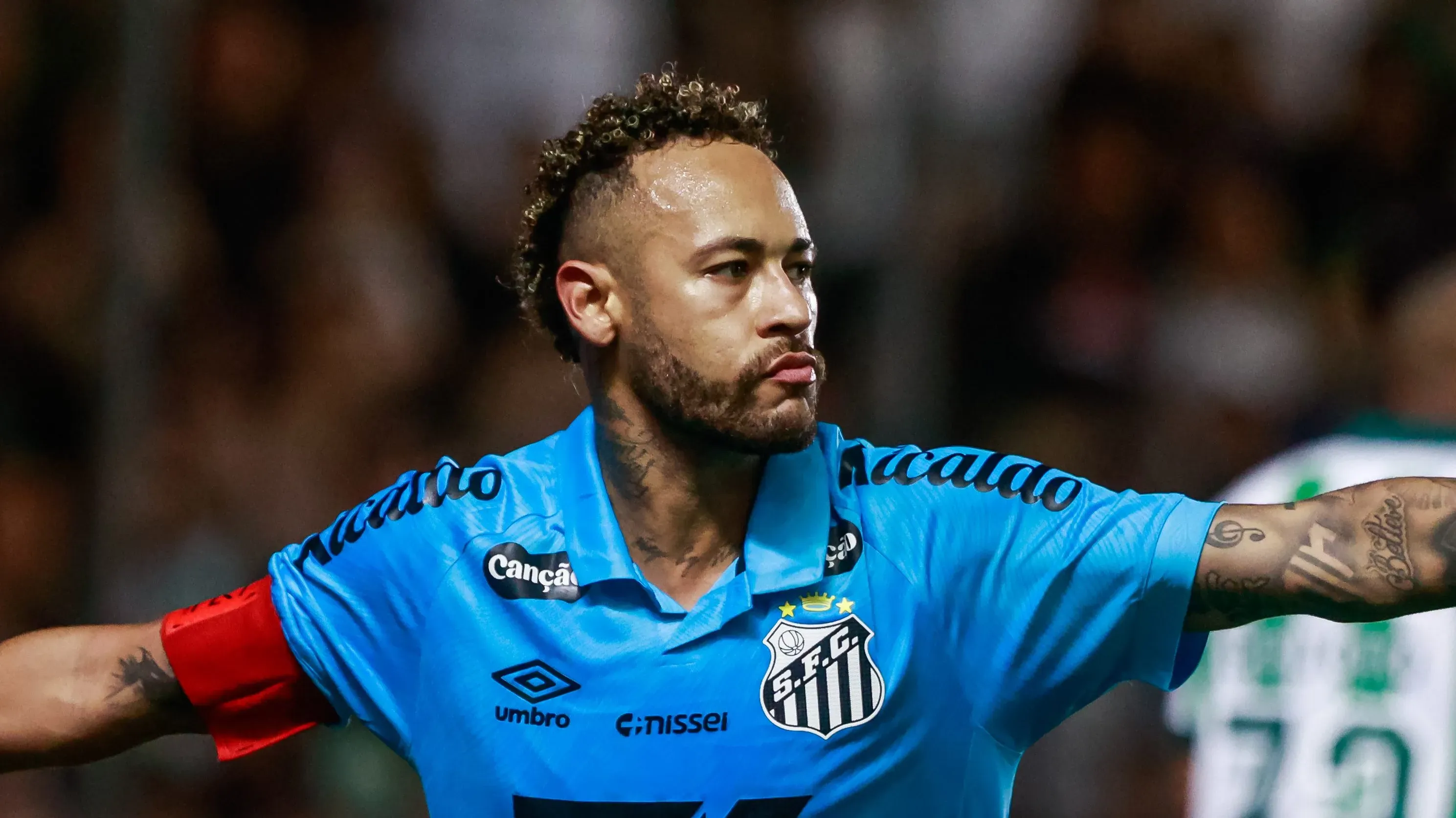 Neymar no Santos. Foto: Luiz Erbes/AGIF