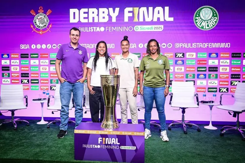 Lucas Piccinato, Vic Albuquerque, Poliana e Rosana Augusto. Foto: Diego Soares/Ag. Paulistão