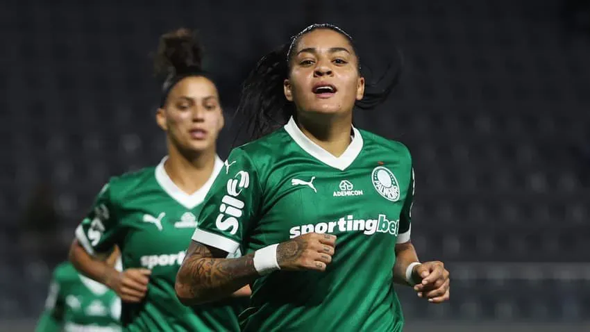 Brena e Amanda Gutierres. Foto: Fabio Menotti/Palmeiras