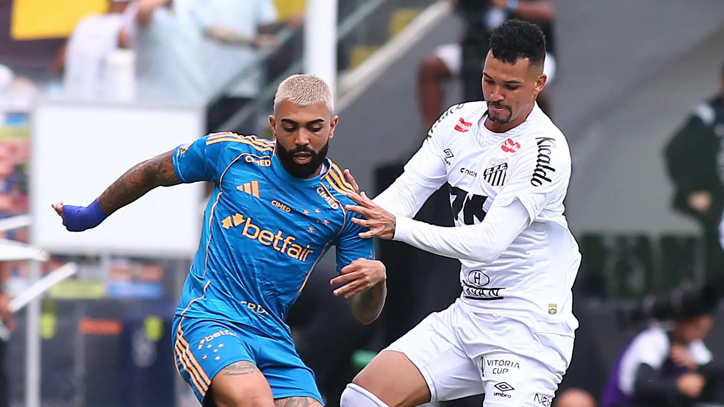 Santos x Cruzeiro - Foto: Mauricio De Souza/AGIF.