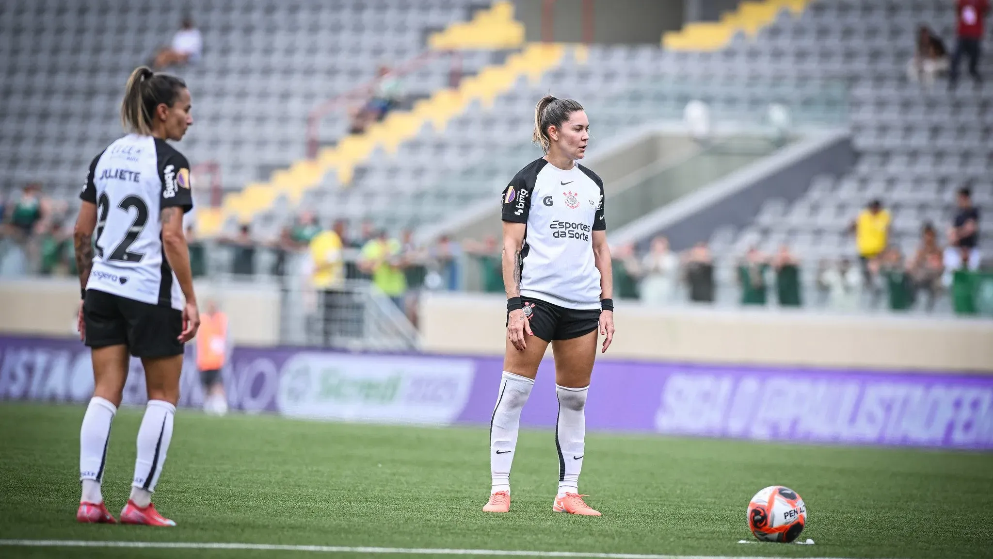 Gabi Zanotti na final do Paulistão Feminino pelo Corinthians