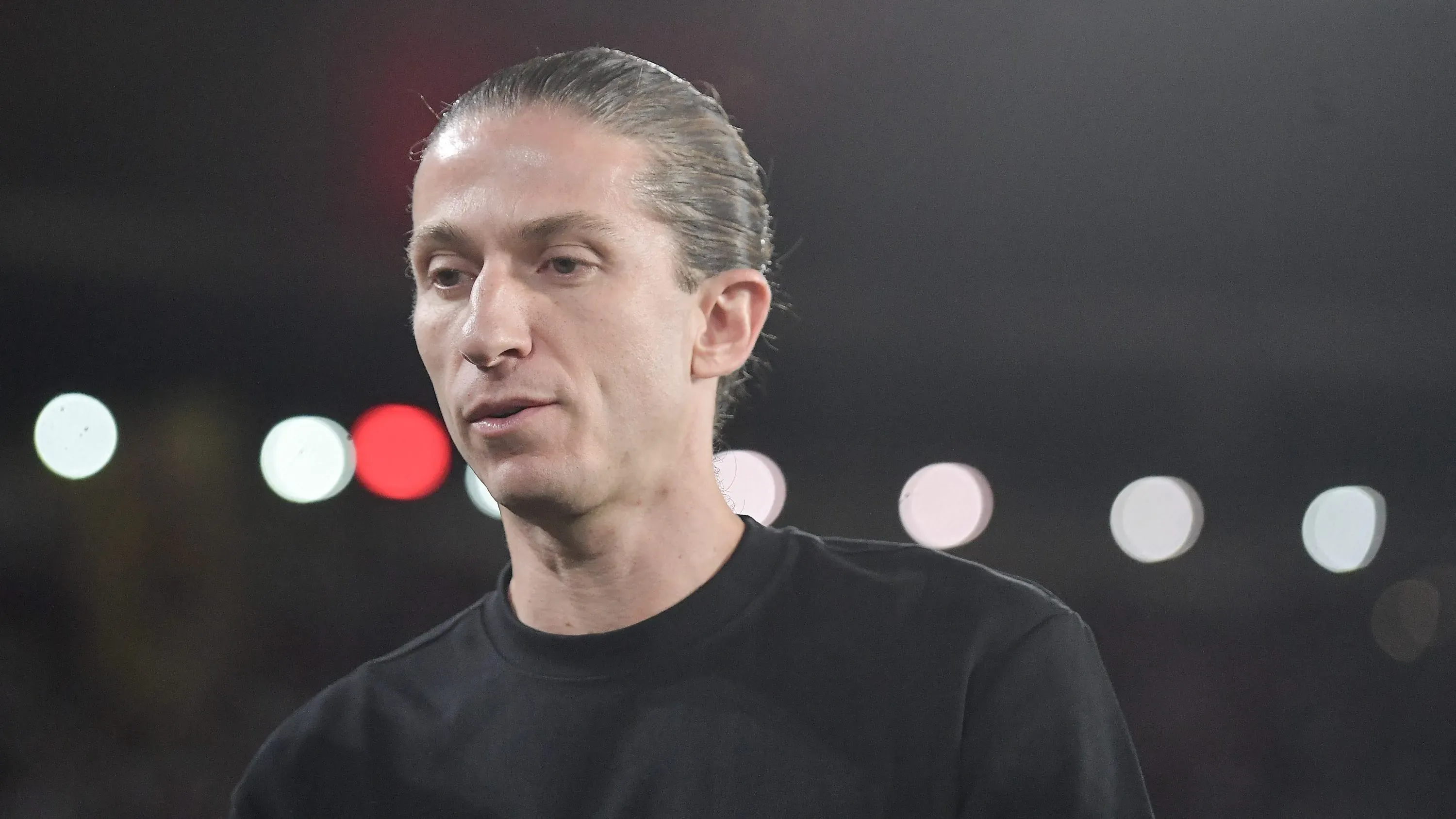 Filipe Luís, técnico do Flamengo. Foto: Thiago Ribeiro/AGIF