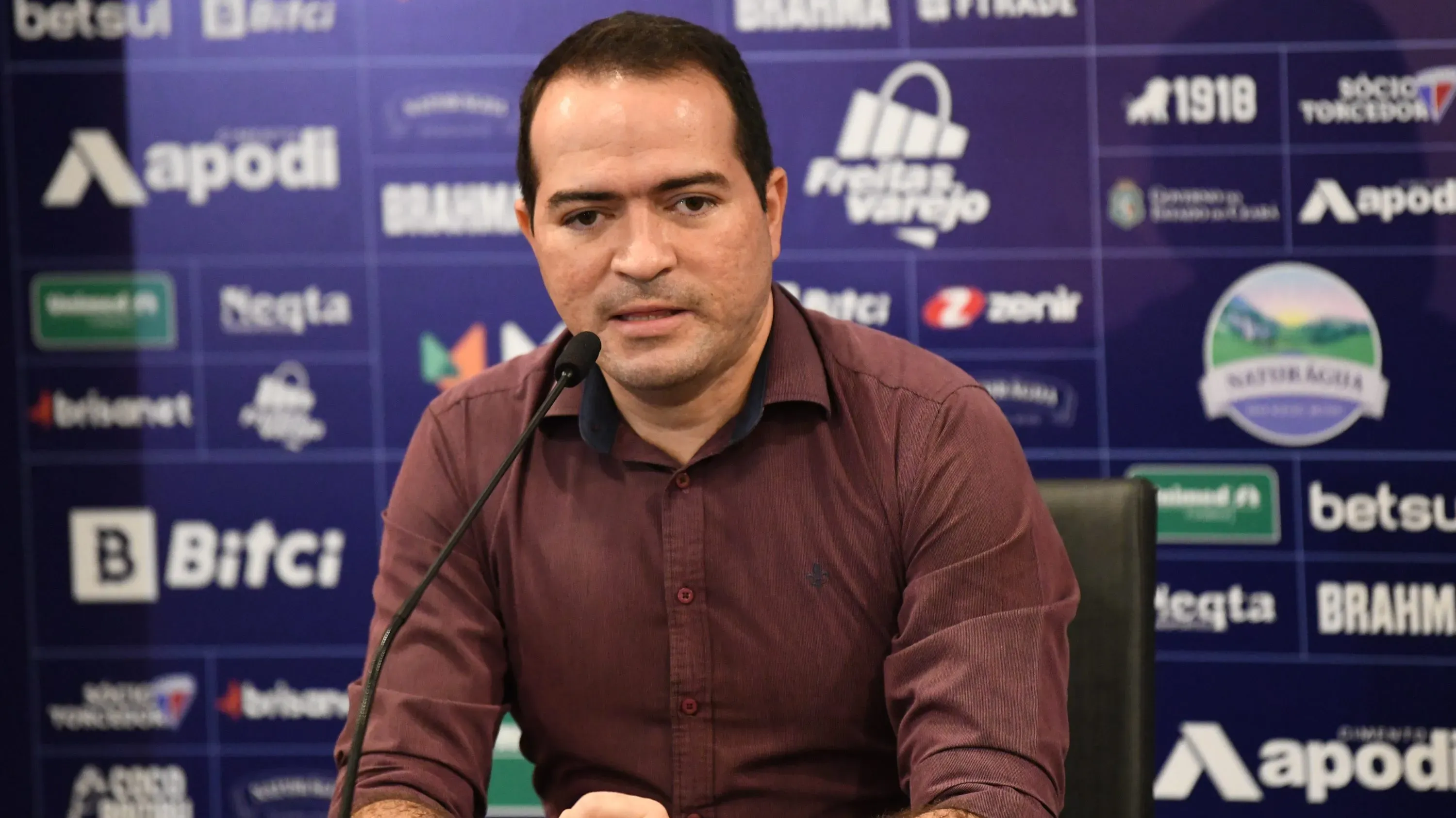 Marcelo Paz é CEO do Fortaleza, uma figura central na gestão do clube, especialmente após a implementação da SAF em 2023 - Foto: Kely Pereira/AGIF.