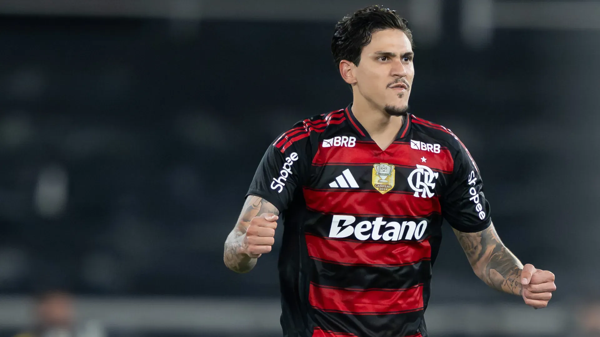 Pedro é a principal baixa do Flamengo – Foto: Jorge Rodrigues/AGIF