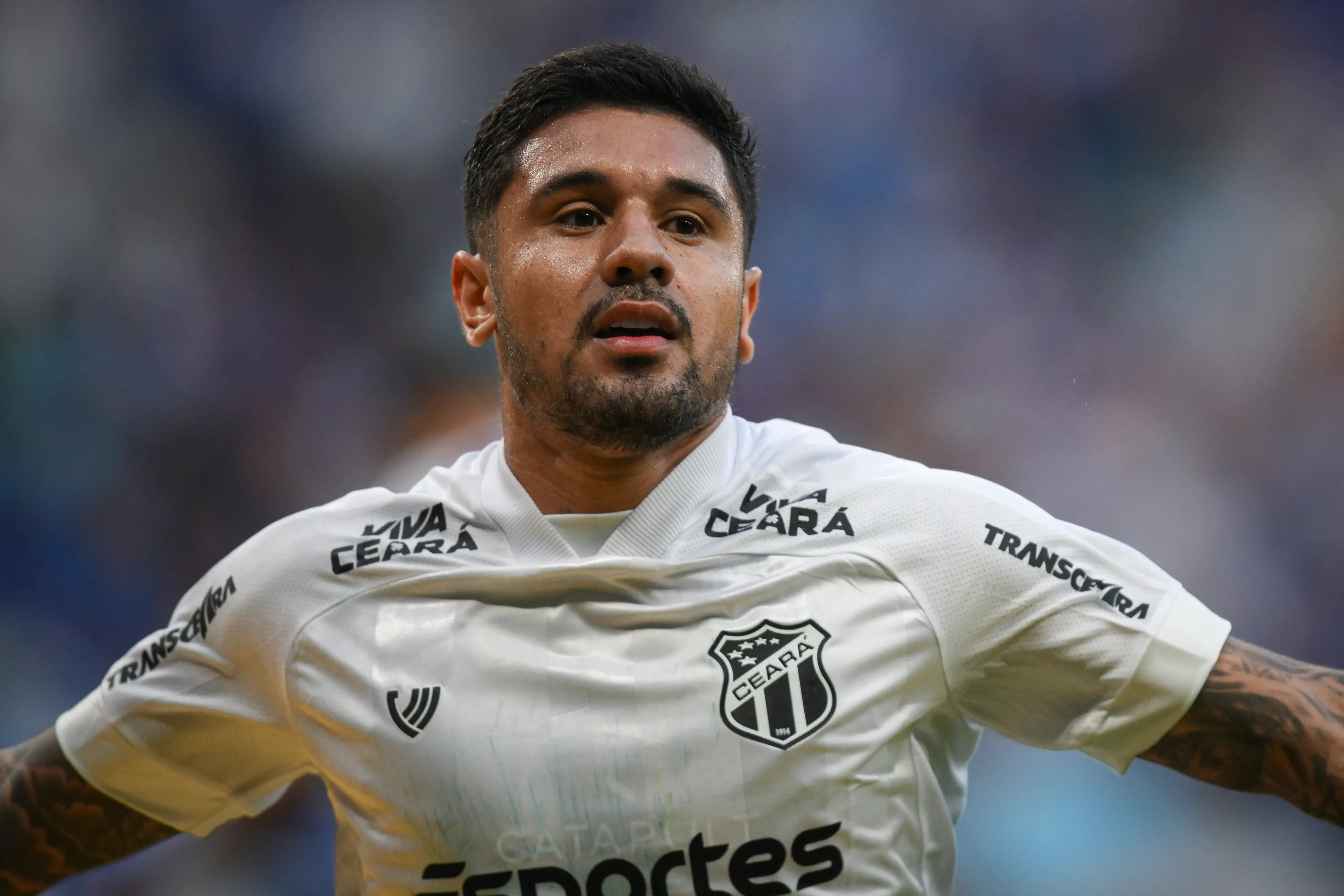 Galeano somou 12 gols e quatro assistências em 57 partidas disputadas pelo Ceará em 2025 – Foto: Pedro Vilela/Getty Images