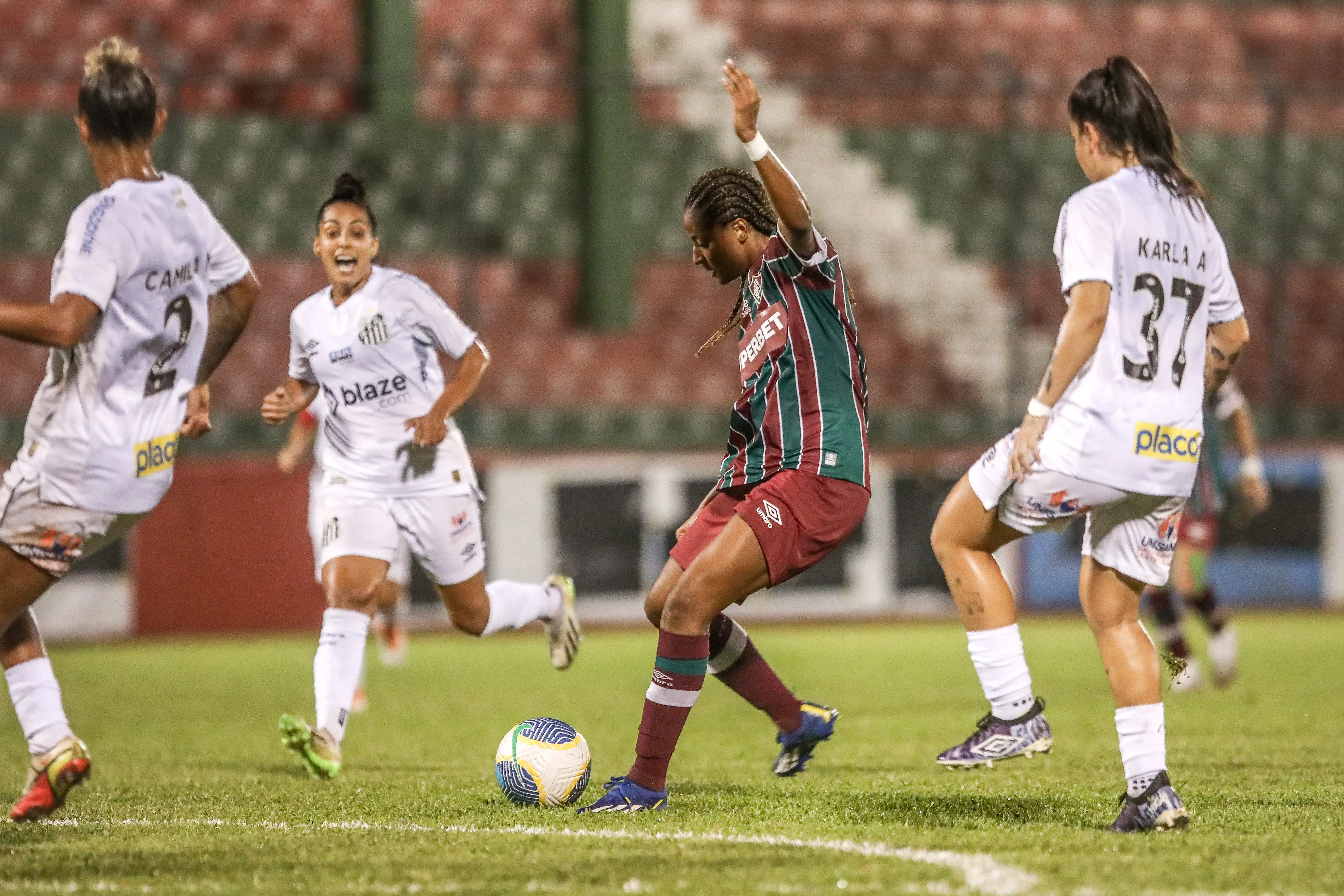 Santos x Fluminense. Foto: Reinaldo Campos/AGIF