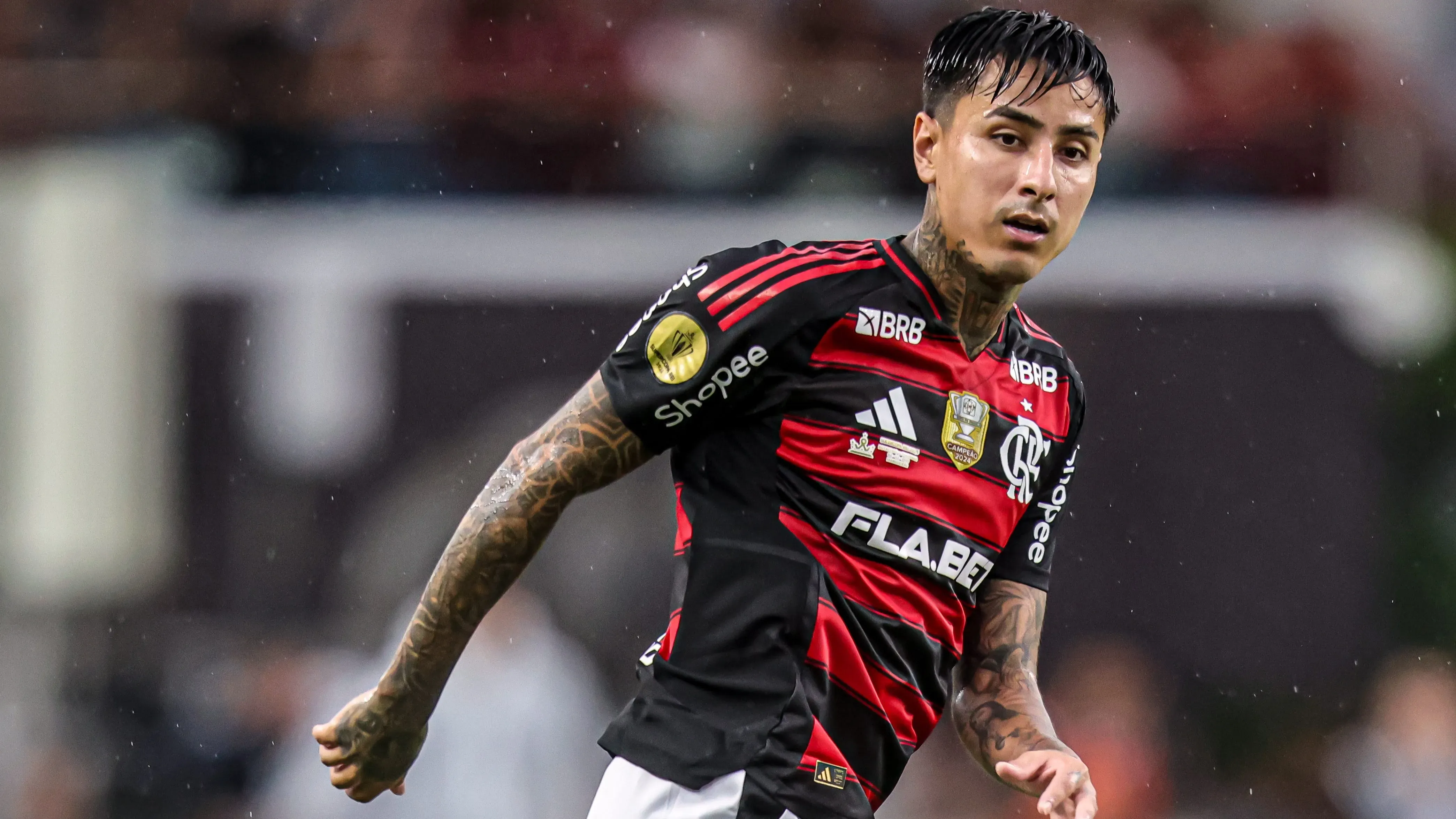 Erick Pulgar em campo pelo Flamengo. Foto: Fernando Torres/AGIF