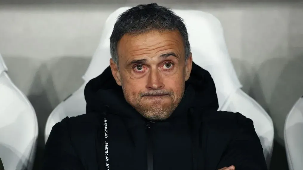Luis Enrique no PSG. Foto: Alex Grimm/Getty Images