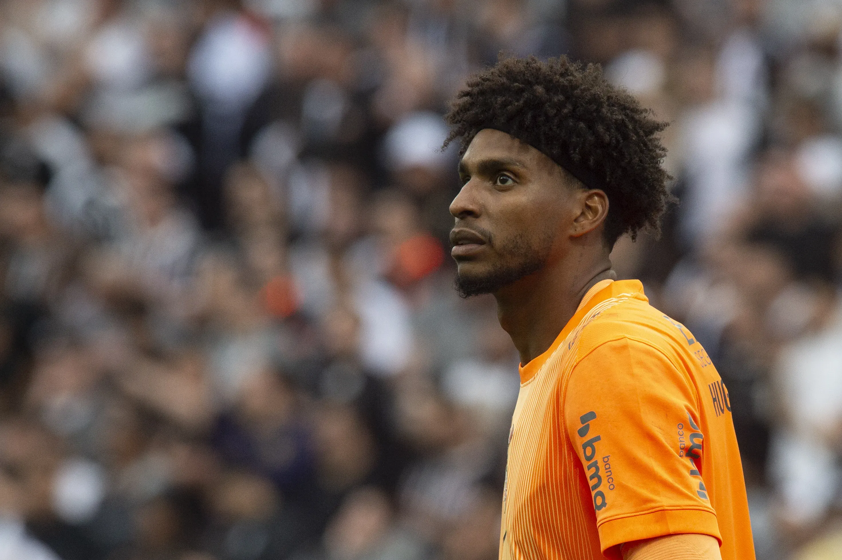 Hugo Souza jogador do Corinthians durante partida contra o Gremio no estadio Arena Corinthians pelo campeonato Brasileiro A 2025. Foto: Anderson Romao/AGIF