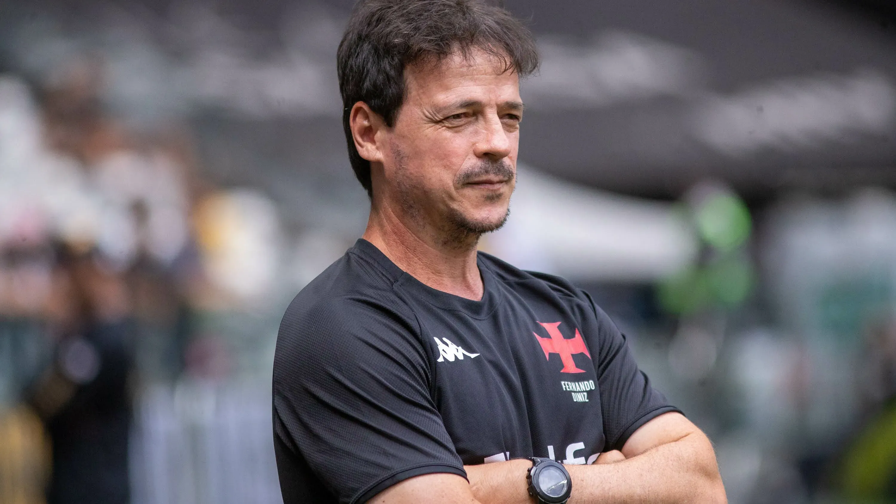 Fernando Diniz enalteceu Vegetti – Foto: Fernando Moreno/AGIF