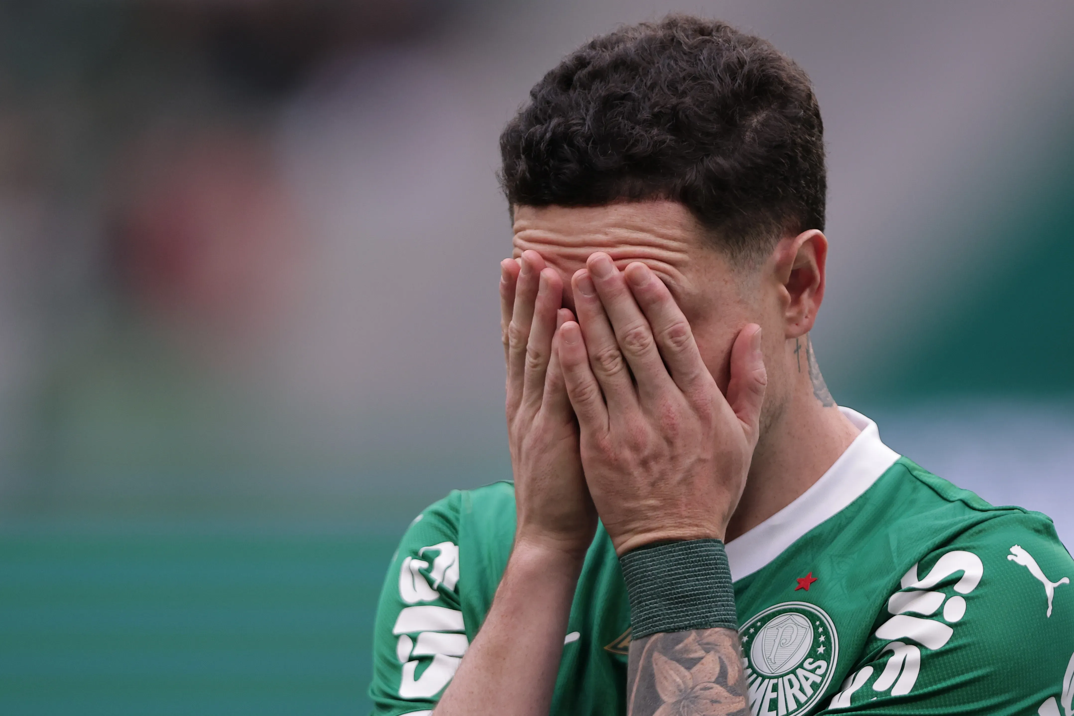 SP – SAO PAULO – 10/08/2025 – BRASILEIRO A 2025, PALMEIRAS X CEARA – Anibal Moreno jogador do Palmeiras durante partida contra o Ceara no estadio Arena Allianz Parque pelo campeonato Brasileiro A 2025. Foto: Ettore Chiereguini/AGIF