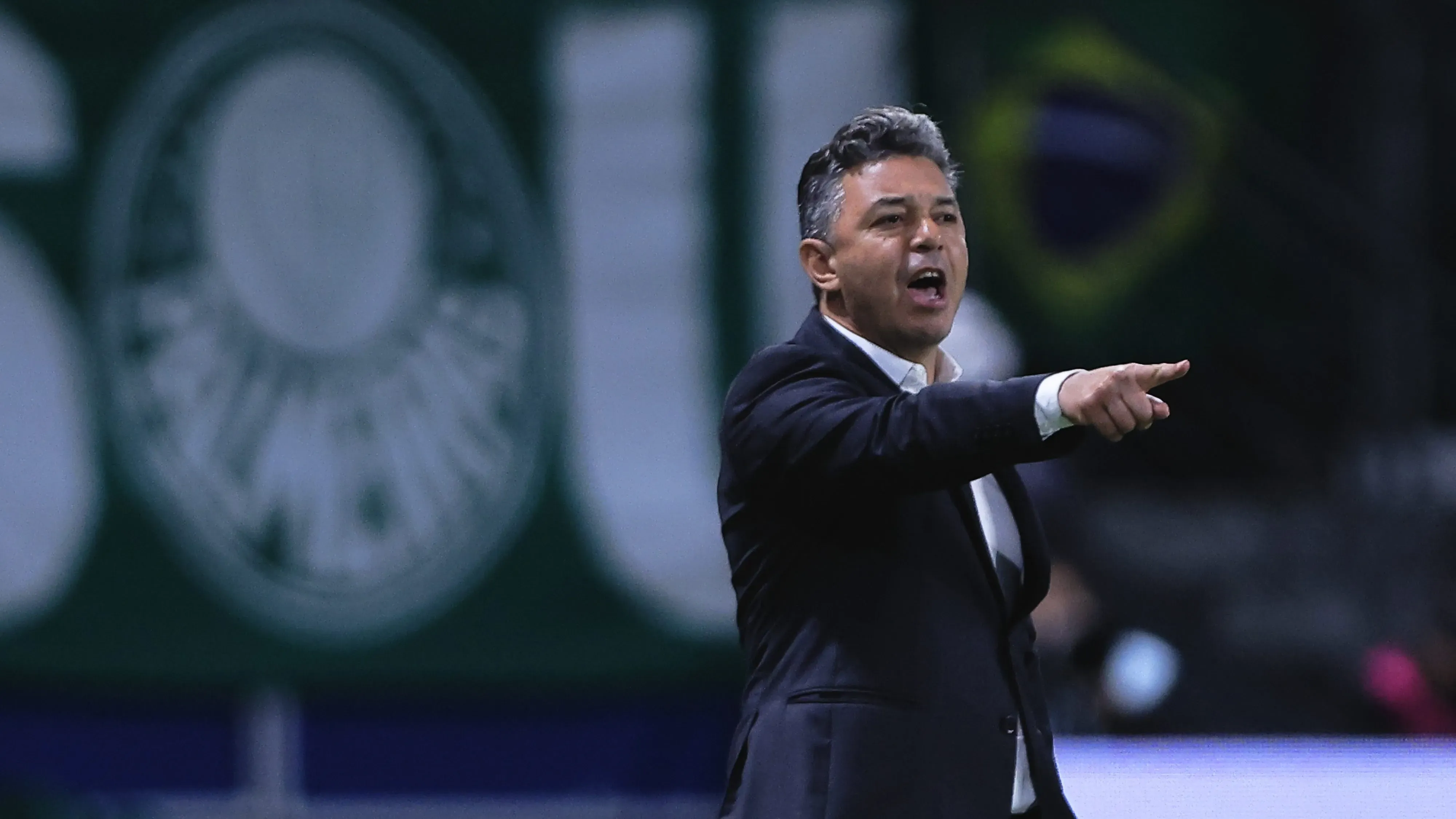 SP – SAO PAULO – 24/09/2025 – COPA LIBERTADORES 2025, PALMEIRAS X RIVER PLATE – marcelo gallardo tecnico do River Plate durante partida contra o Palmeiras no estadio Arena Allianz Parque pelo campeonato Copa Libertadores 2025. Foto: Ettore Chiereguini/AGIF
