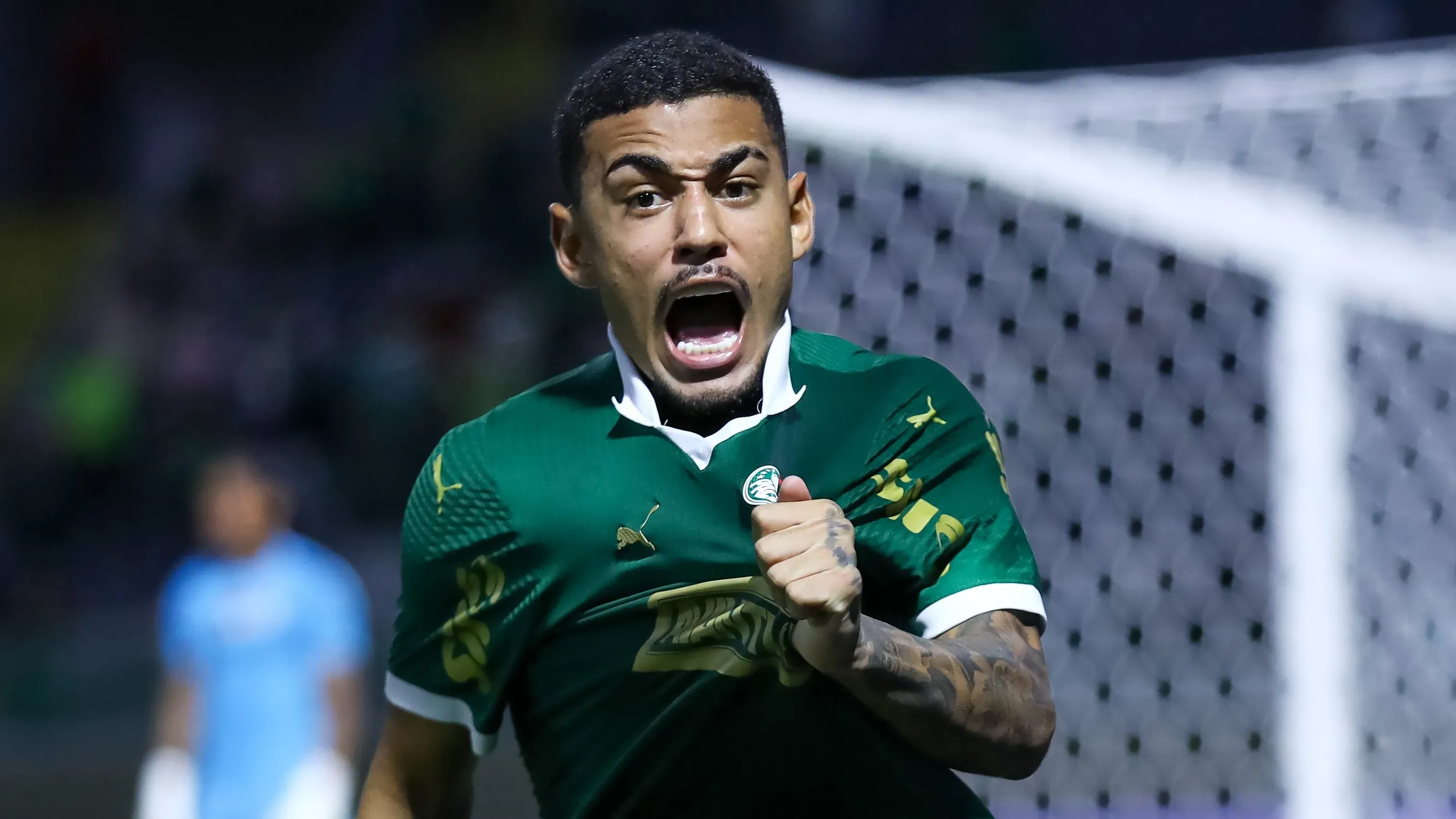 Riquelme Fillipi em campo pelo Palmeiras. Foto: Marco Miatelo/AGIF